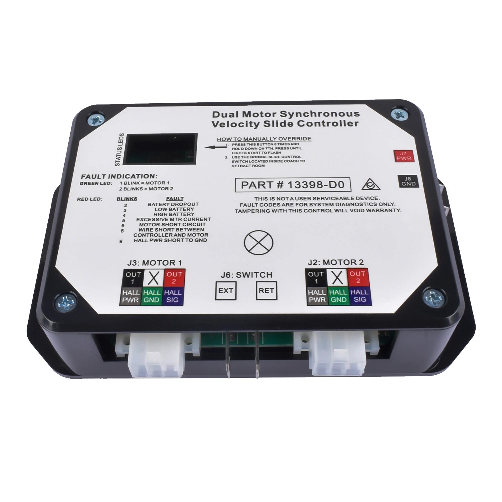 13398-D0 Dual Motor Synchronous Velocity Slide Controller For Lippert V-Sync II