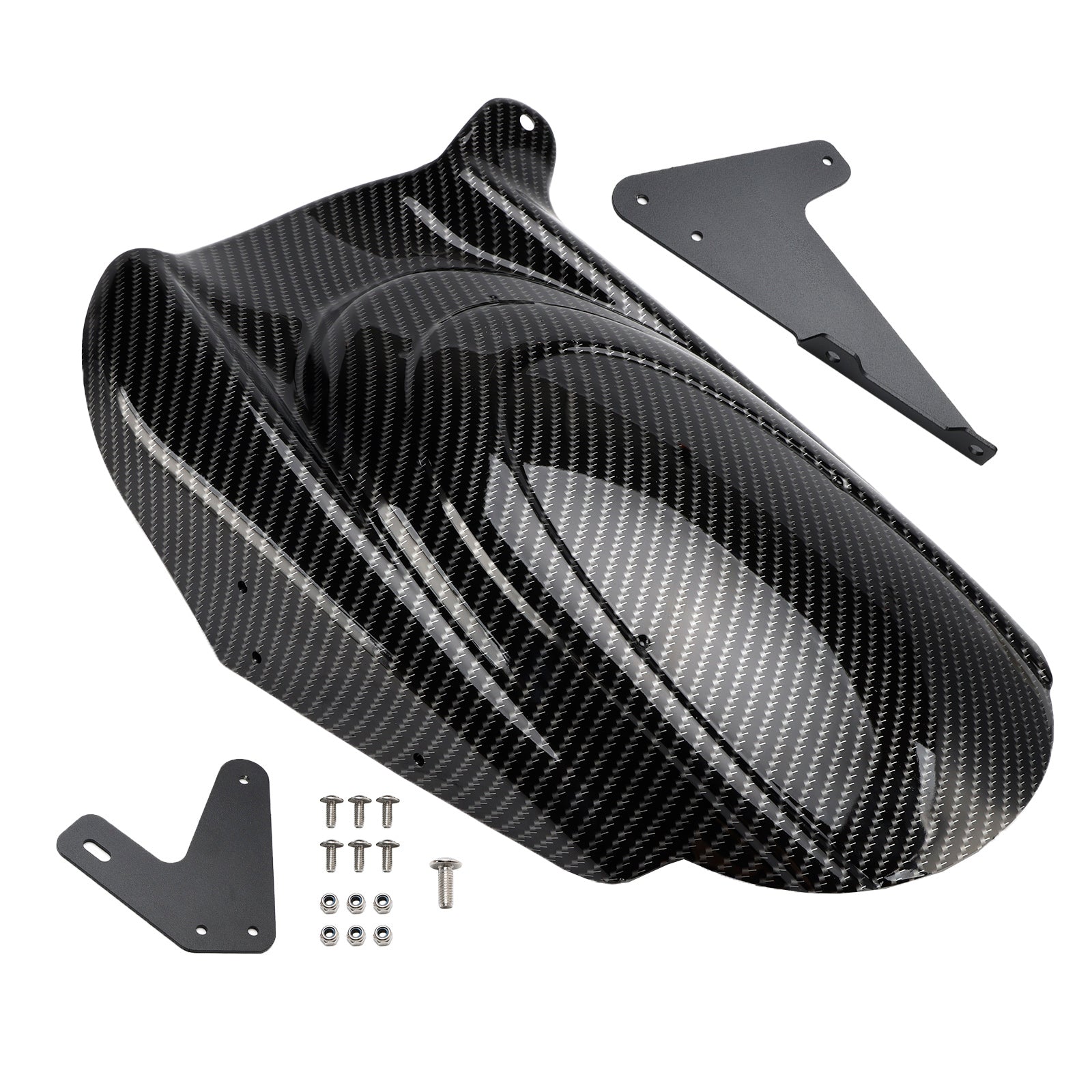 Rear Hugger Fender Mudguard for KAWASAKI VERSYS 650 KLE650 2015-2024 Carbon Generic