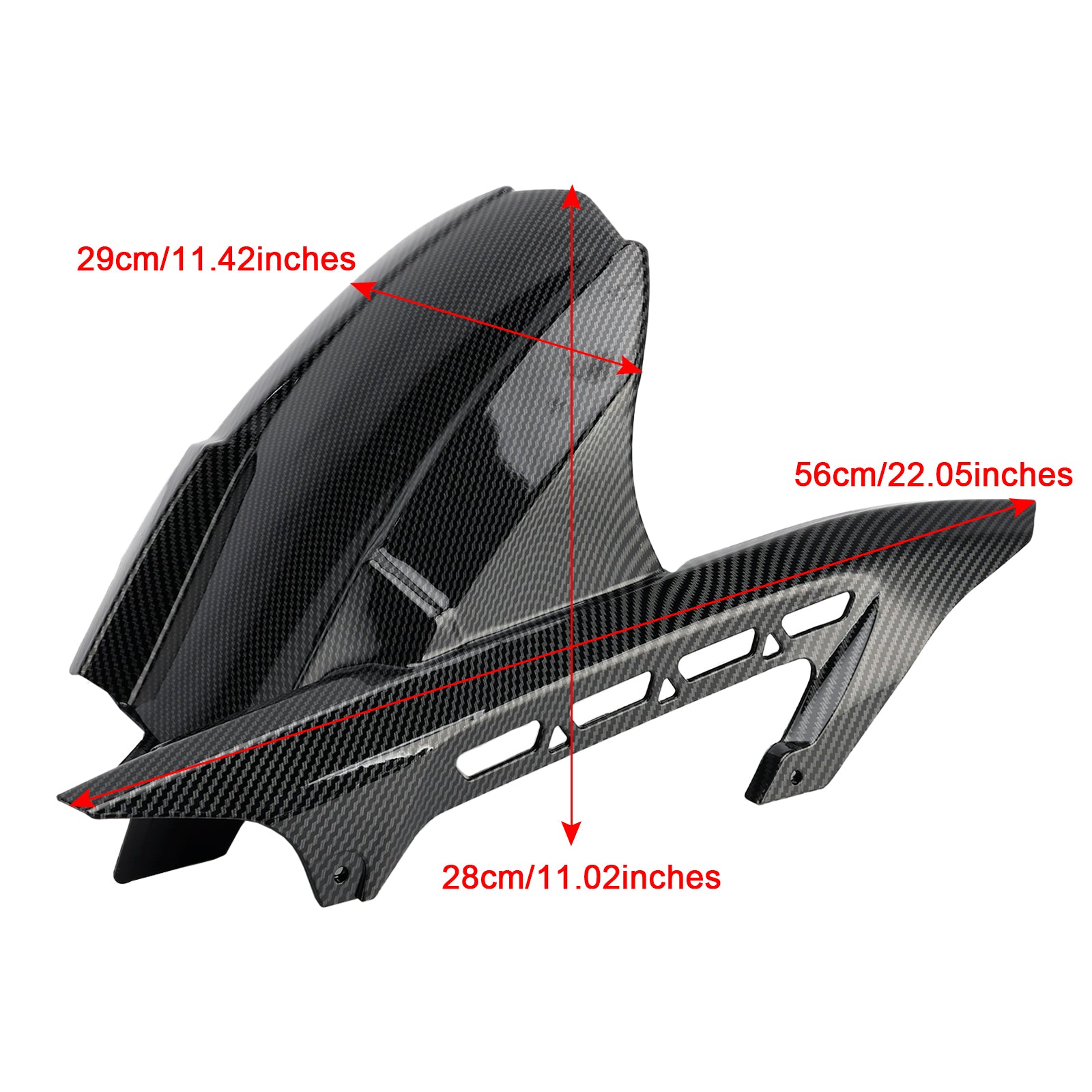 Motorcycle Rear Fender Tire Hugger Mudguard for KAWASAKI Z900 Z900RS 17+ Generic