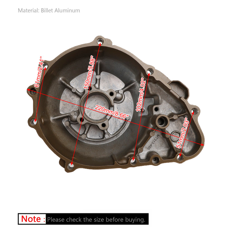 Cárter de cubierta de motor de estator izquierdo apto para Kawasaki Z750 Z1000 2003-2006 genérico