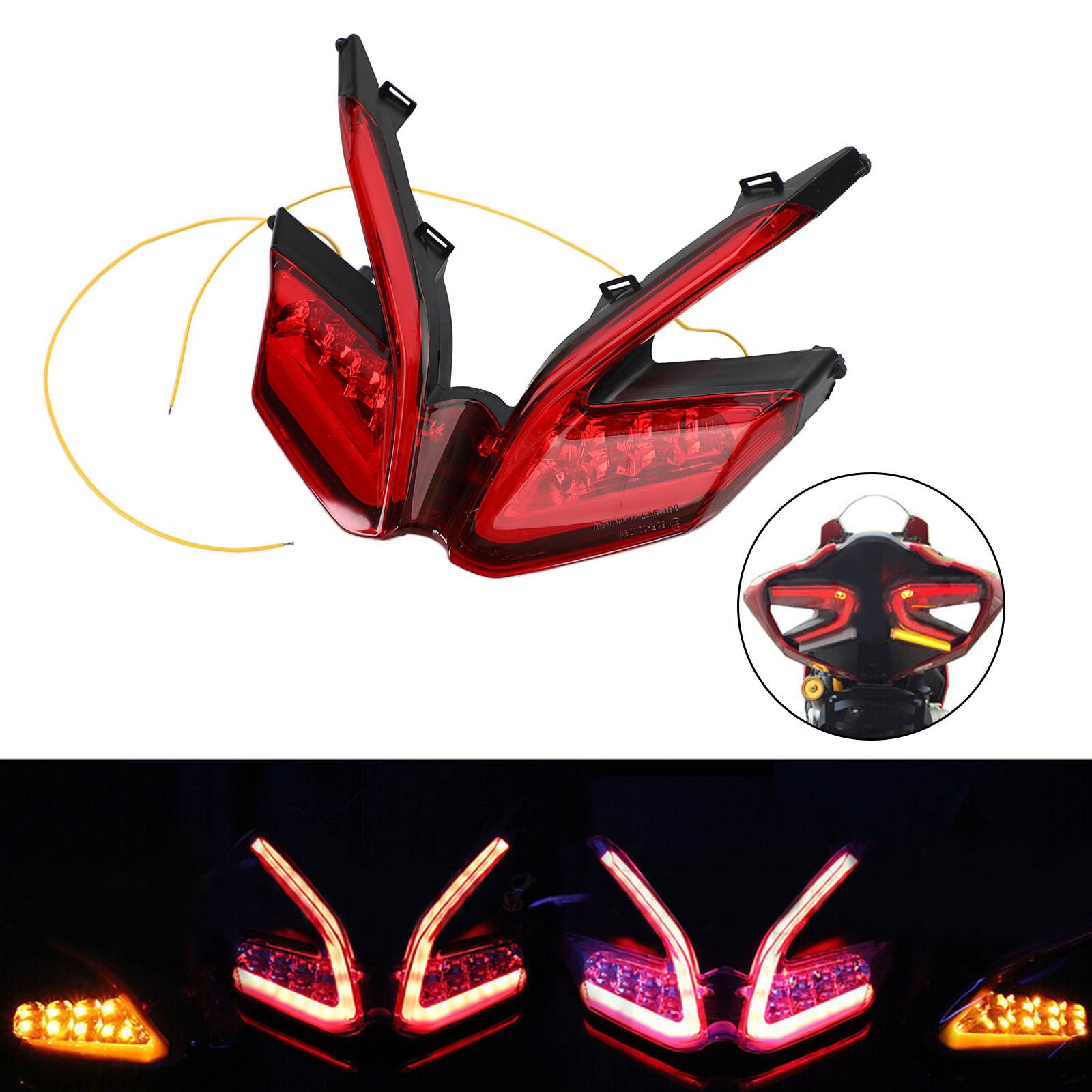 Ducati 959 899 1299 1199 Panigale LED Integrated Tail Light Turn Signals