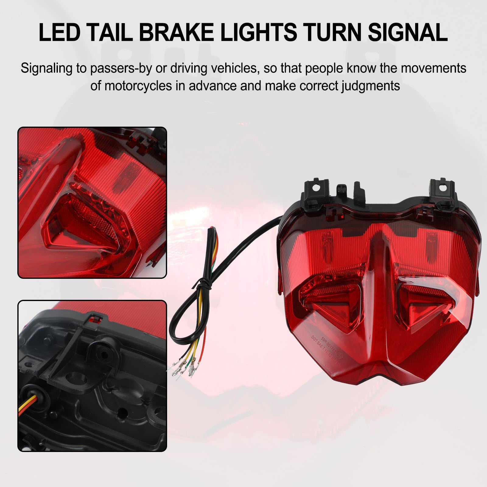 Tail Brake Lights Turn Signal Integrated For YAMAHA MT-09 MT10 SP 2021-2023 Generic