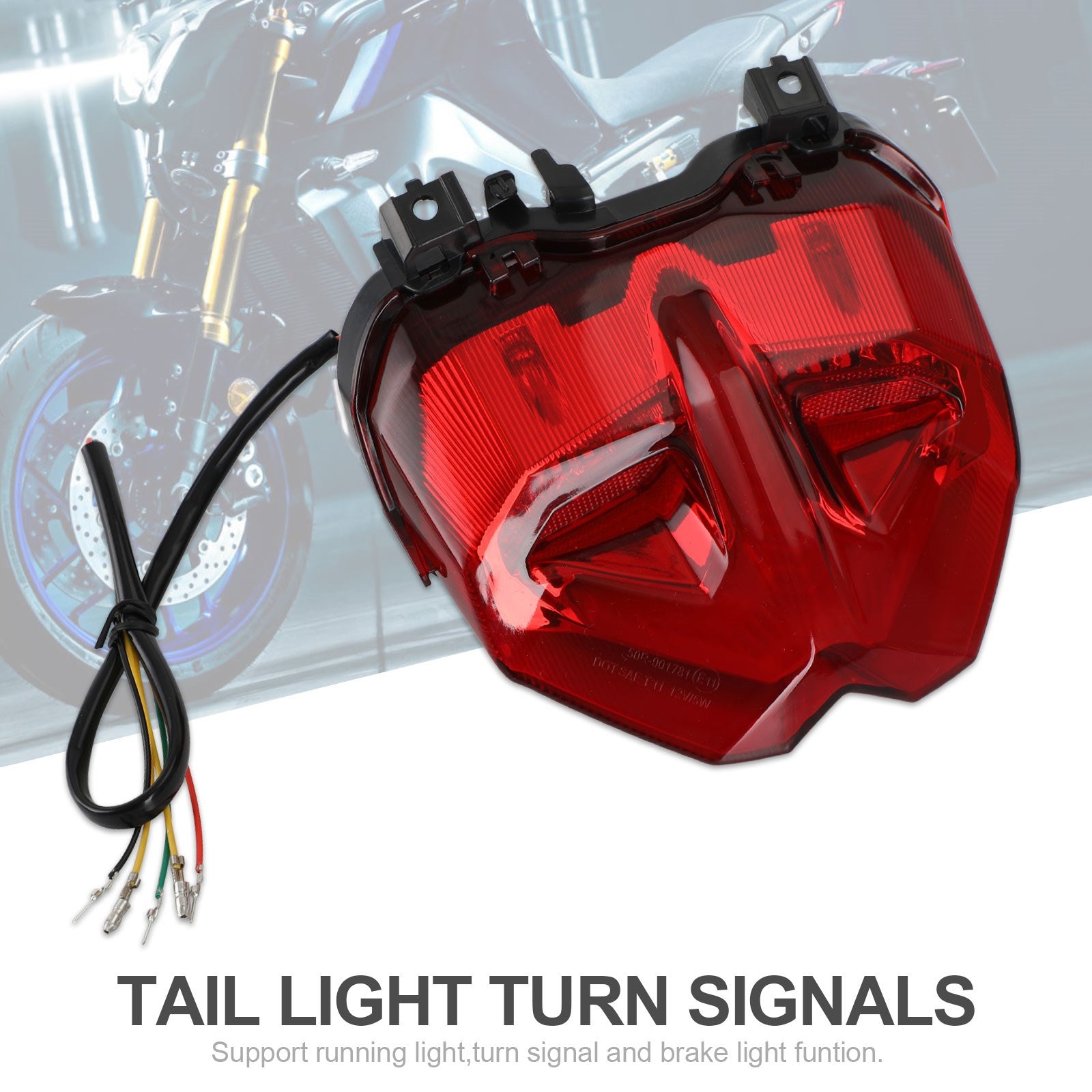 Tail Brake Lights Turn Signal Integrated For YAMAHA MT-09 MT10 SP 2021-2023 Generic