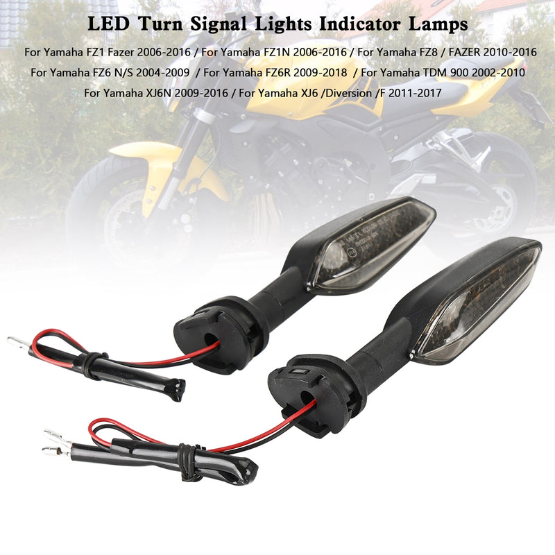 LED Turn Signal Lights Indicator Lamps For Yamaha FZ1 N FZ8 FZ6 FZ-6R TDM900 XJ6