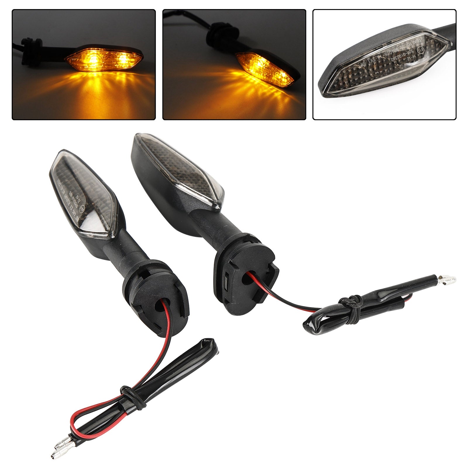 LED Turn Signal Lights Indicator Lamps For Yamaha FZ1 N FZ8 FZ6 FZ-6R TDM900 XJ6