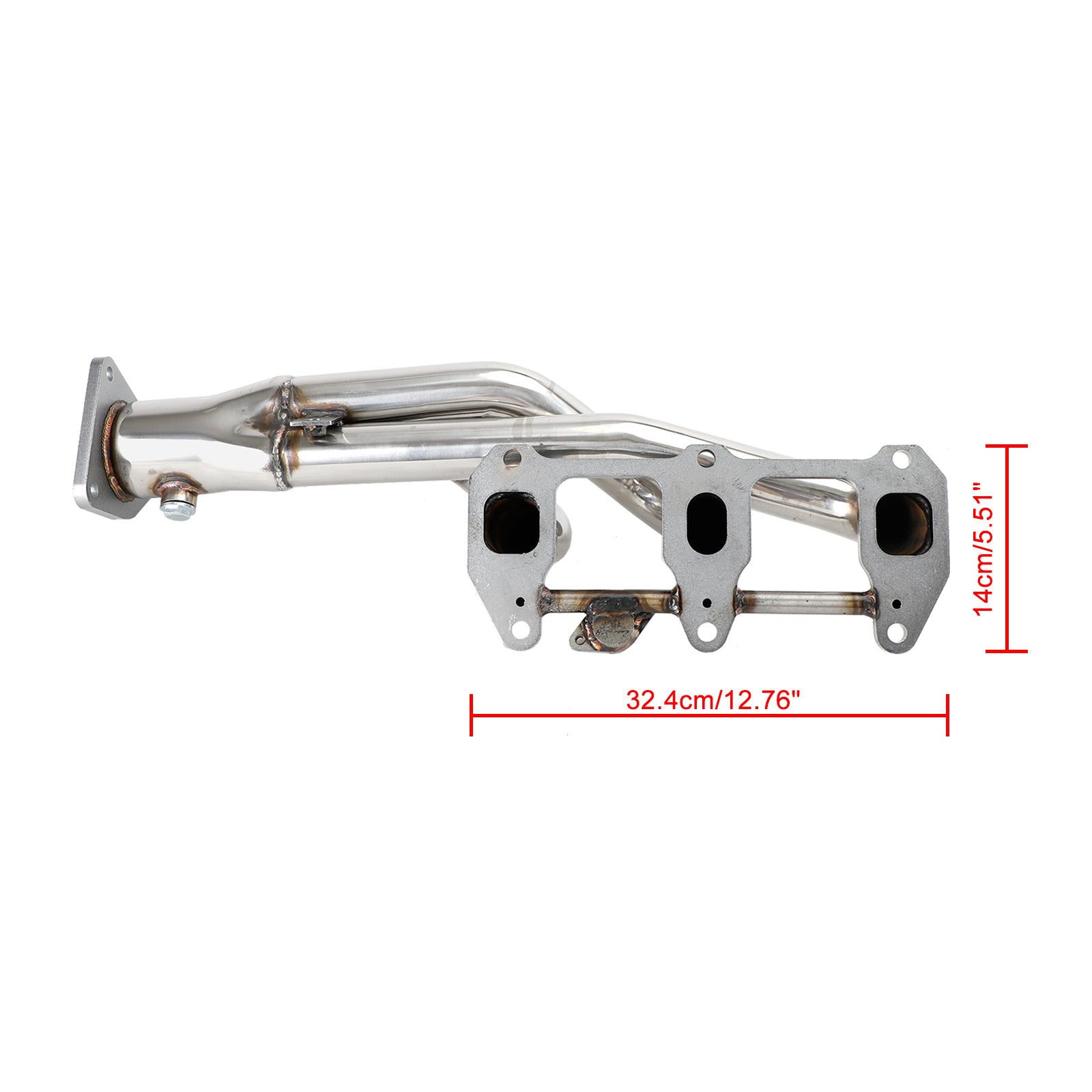 Stainless steel Exhaust Header fit Mazda RX8 RX-8 R3 GT Grand 2004-2011