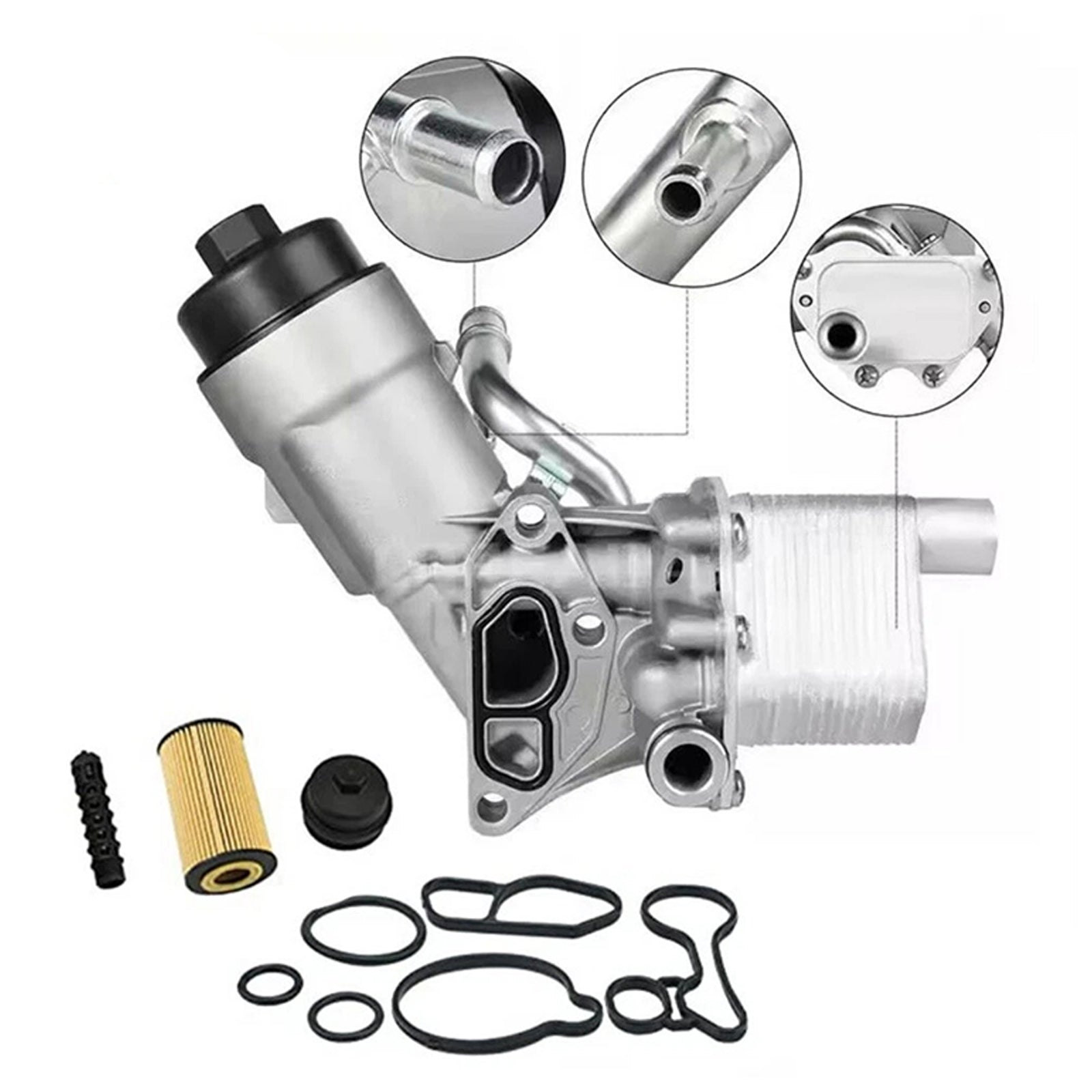 2016 Chevrolet Cruze Limited 1.4L L4 - Gas Oil Filter Housing Oil Cooler 55566784 55593189 55594651