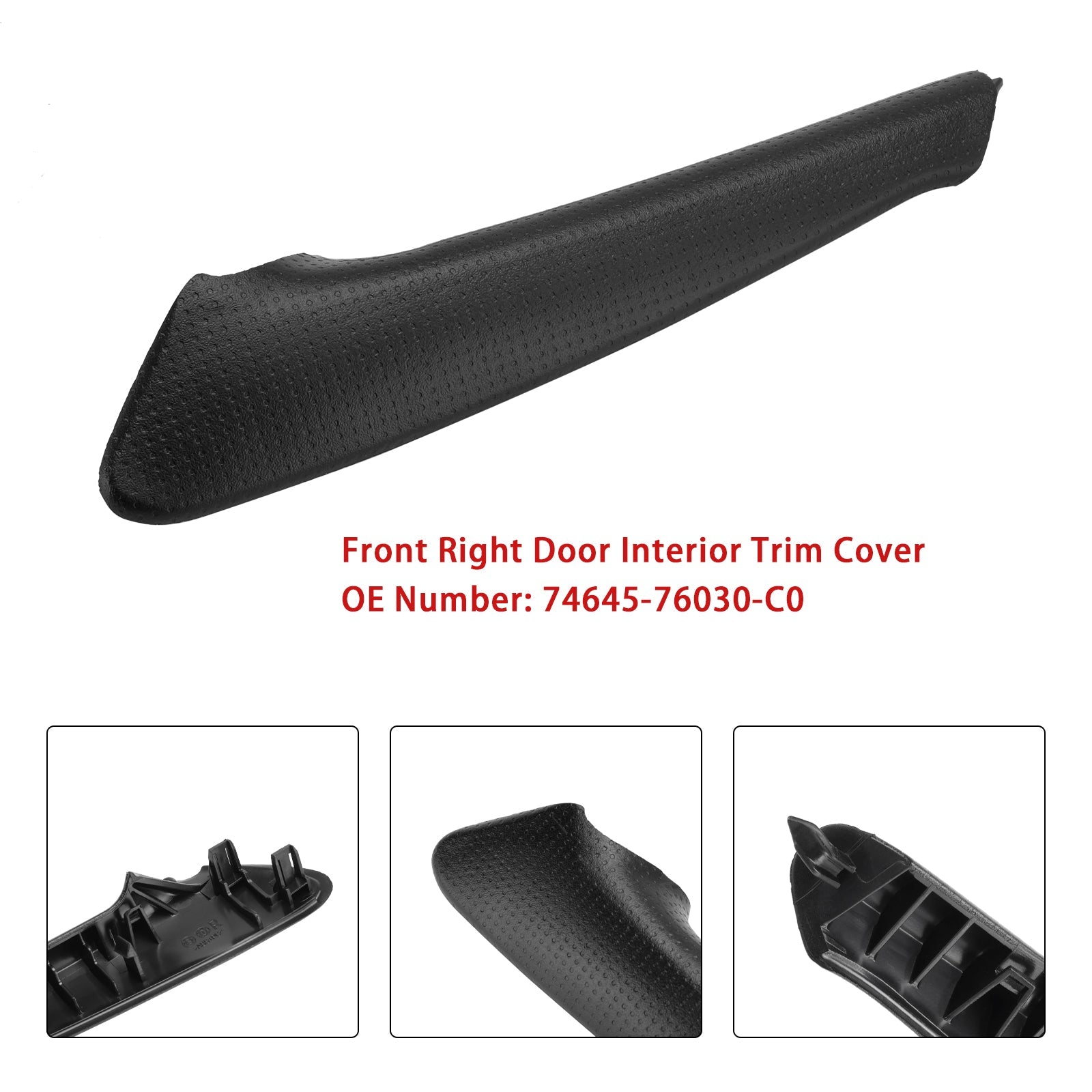 2011-2017 Lexus CT200H Front Right Door Interior Trim Cover 74645-76030-C0