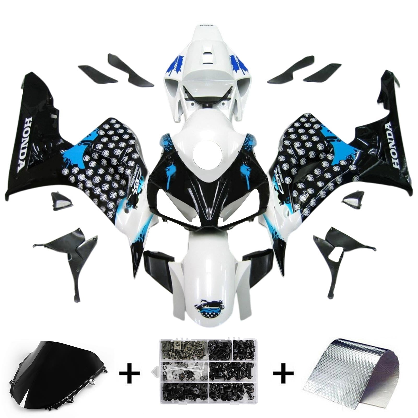 Honda CBR1000RR 2006-2007 Fairing Kit Bodywork Plastic ABS