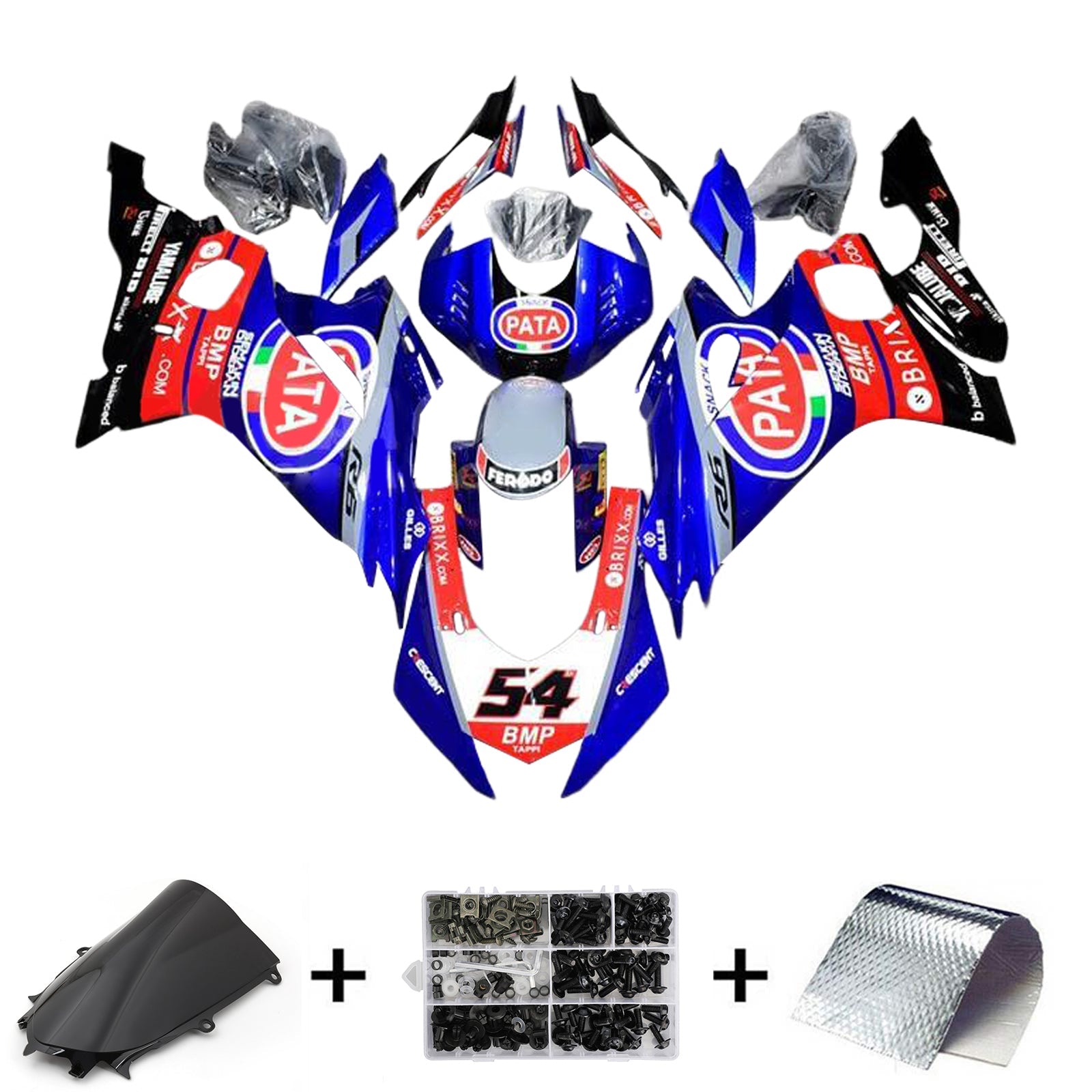 Yamaha YZF-R6 2017-2023 Fairing Kit Bodywork Plastic ABS