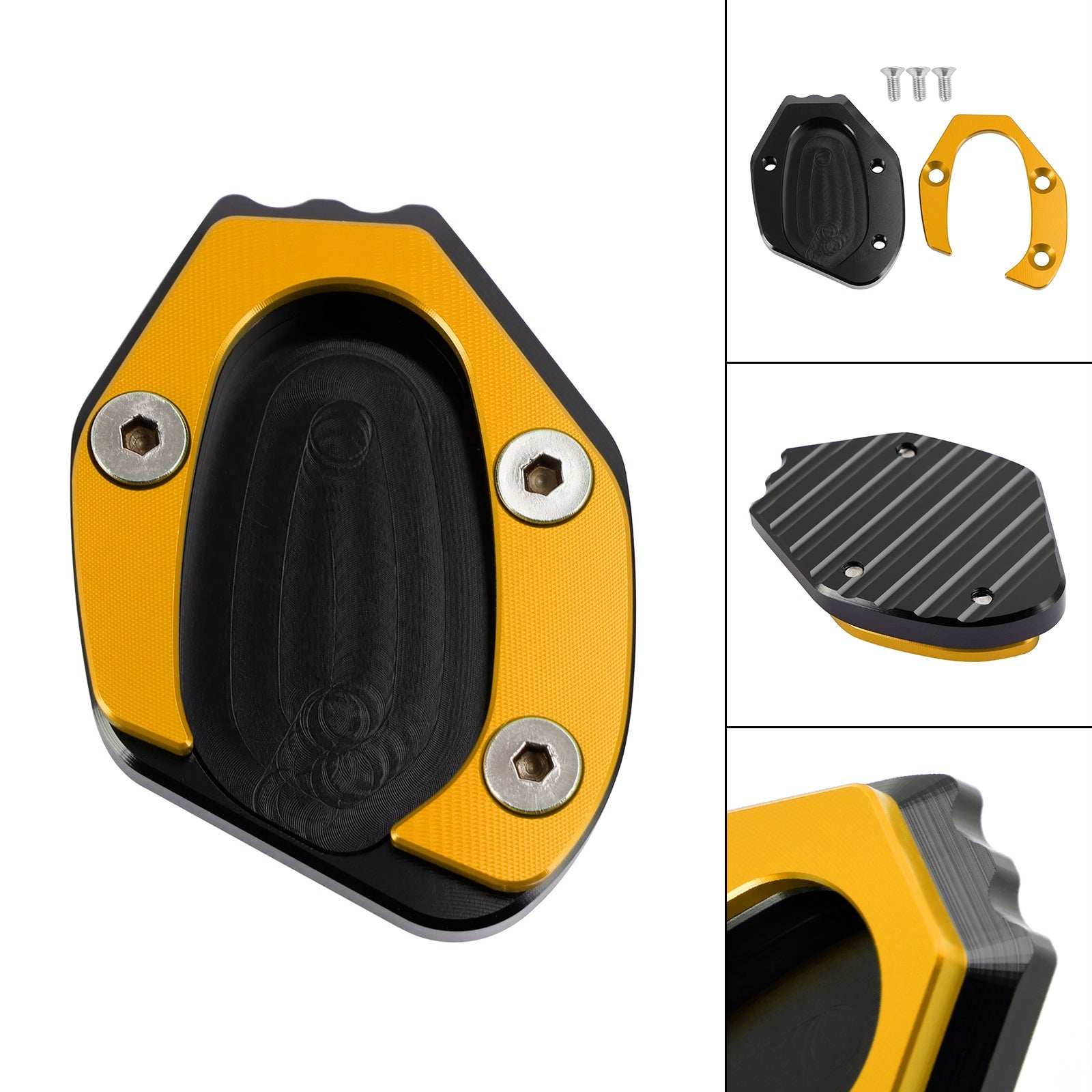 Kickstand Enlarge Plate Pad fit for speed twin 1200 2019-2021 thruxton 1200/R 2016-2019