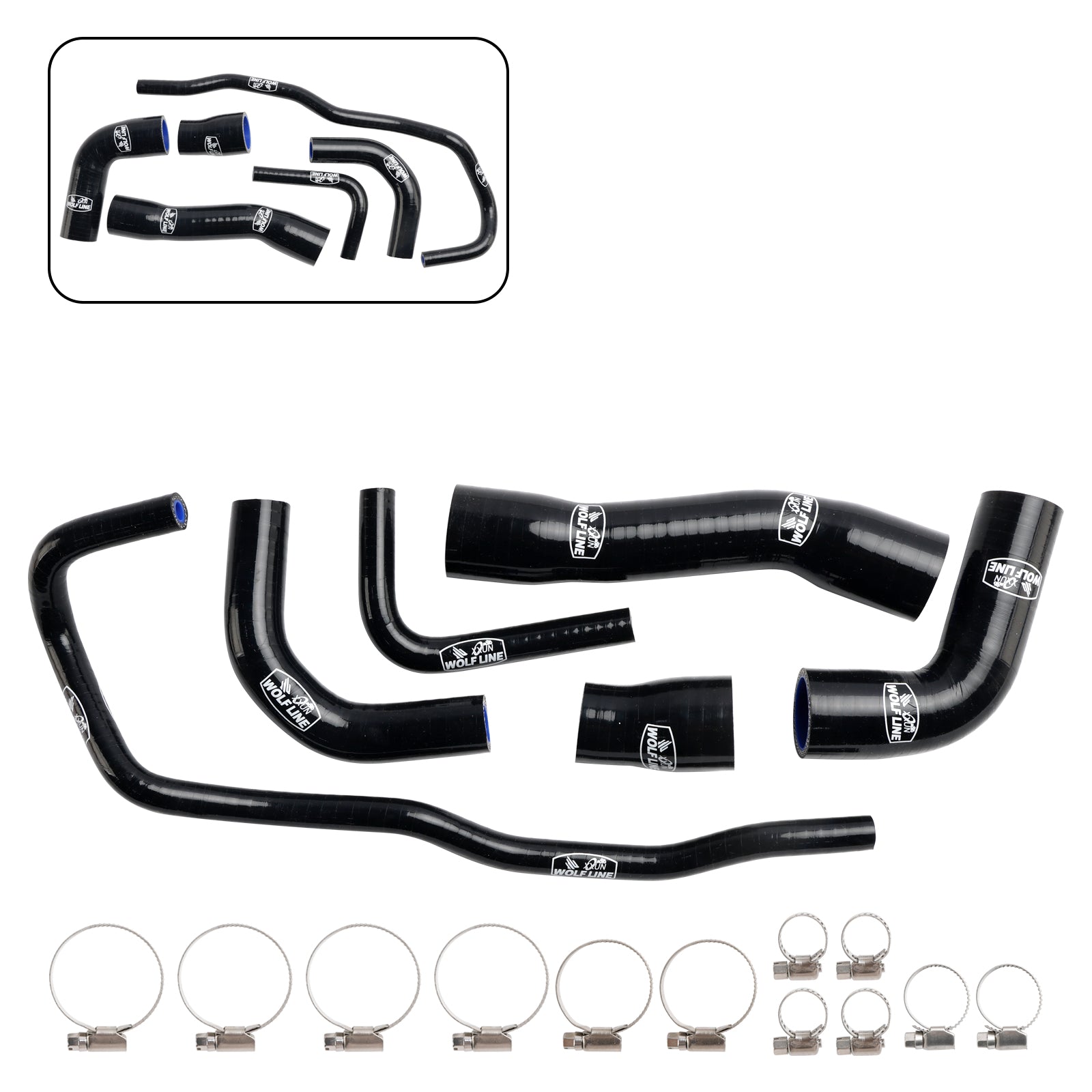 Silicone Radiator coolant Hose kit For BMW S1000XR 2021-2024
