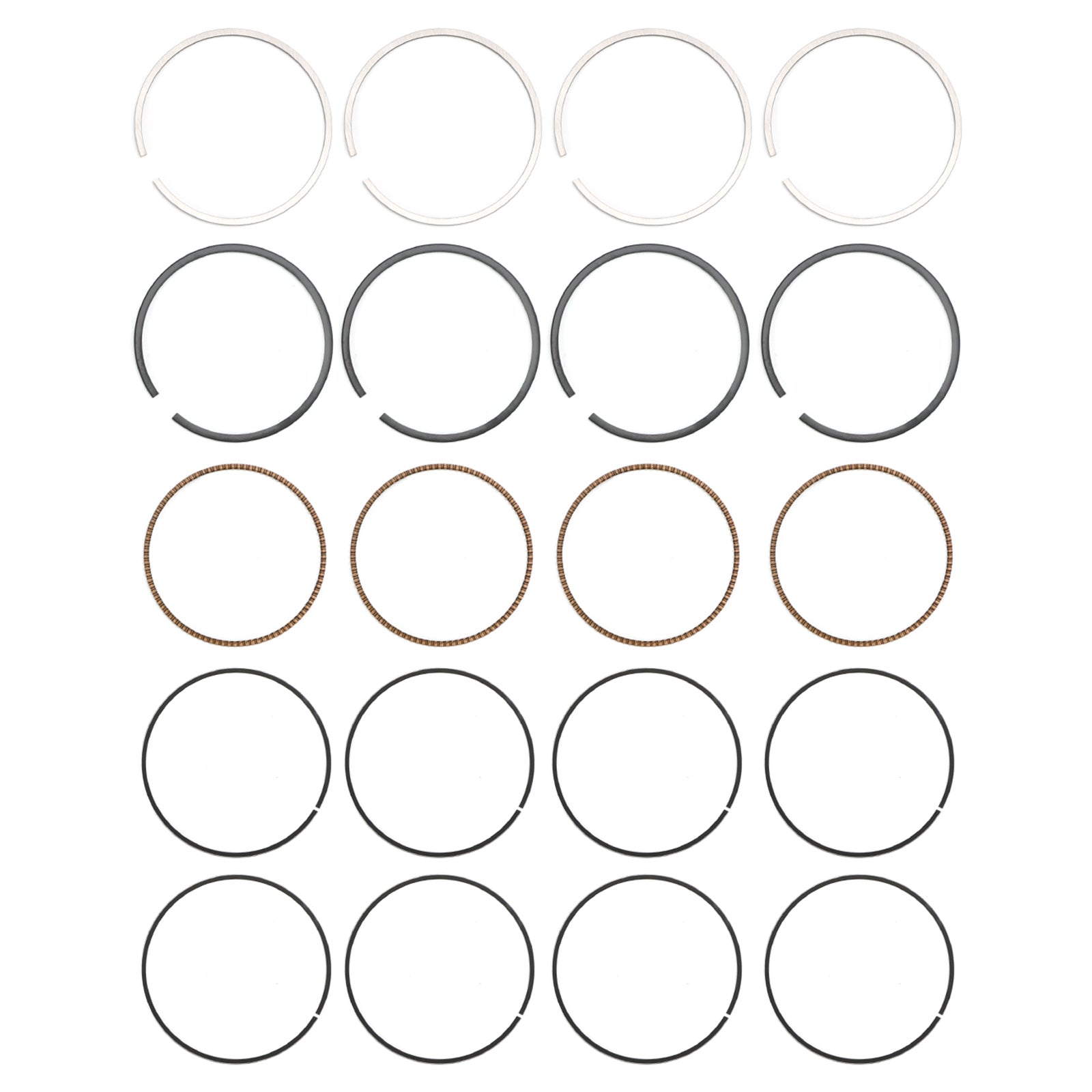 2007-2011 SKODA Octavia 1.8 TSI BZB CDAA CDAB Engine Pistons Overhaul Rebuild Kit 06H107065CP 06H109509Q