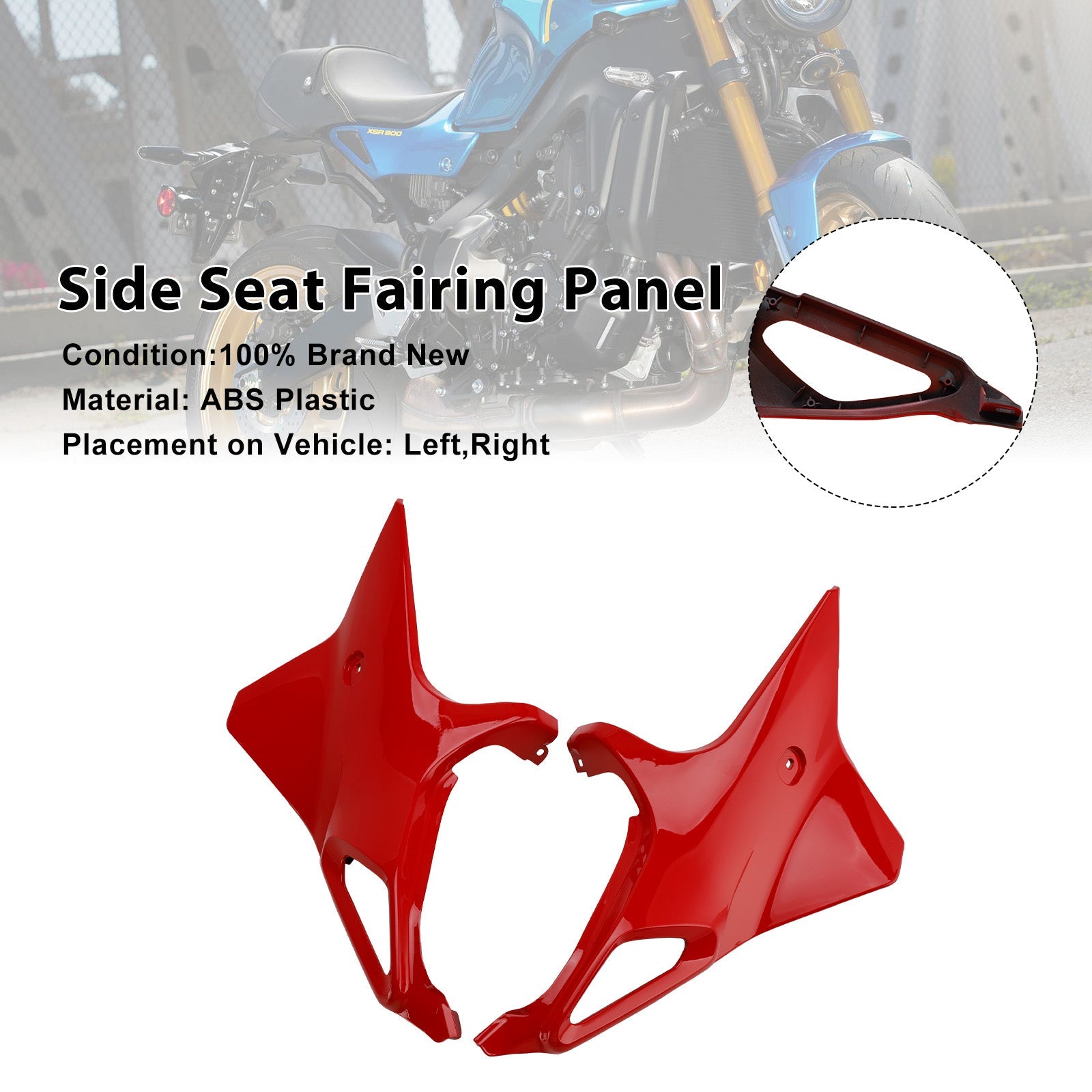 2022-2025 Yamaha XSR 900 XSR900 Side Seat Fairing Panel Cowl