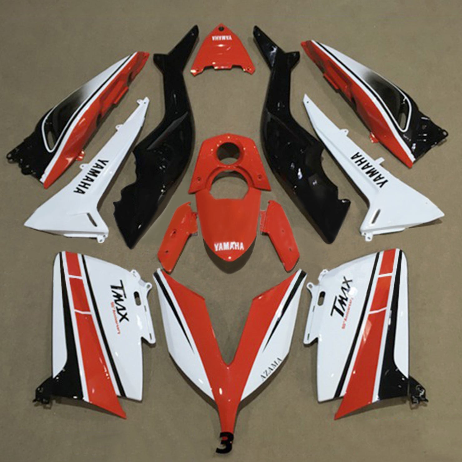 Amotopart Yamaha T-Max TMAX530 2015-2016 Fairing Kit Bodywork ABS