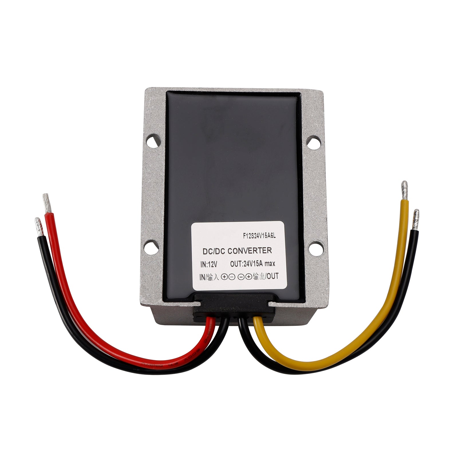 Waterproof DC 12V to 24V 360W 15A Step-Up Power Supply Converter Regulator