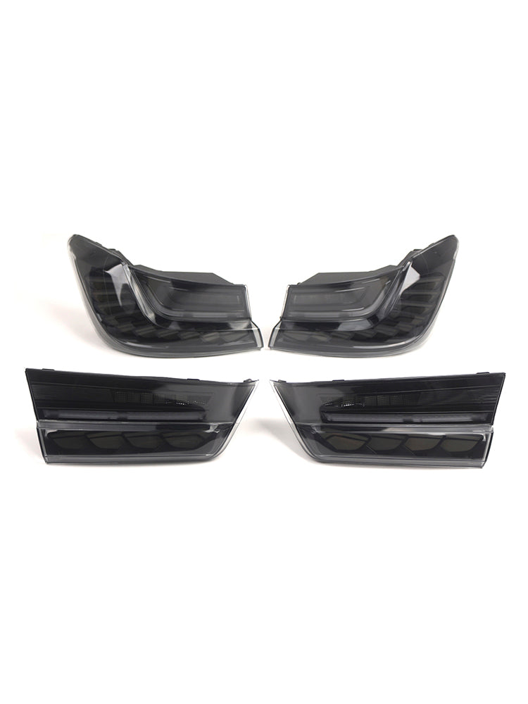 2019-2024 BMW 3 Series G20 G28 G80 M3  L&R Smoked LED Tail Lights Rear Lamp Assembly