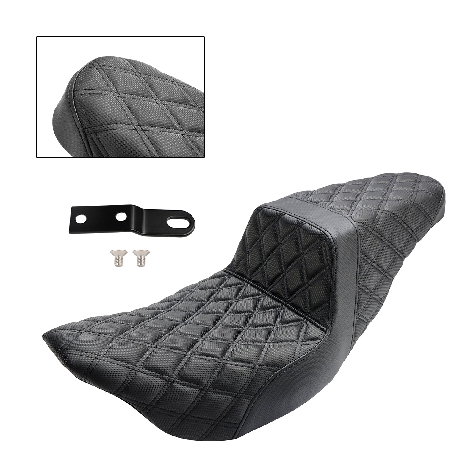 2015-2019 Electra Glide Ultra Limited Low FLHTKL Replace Front Rear Driver Passenger Seat Black