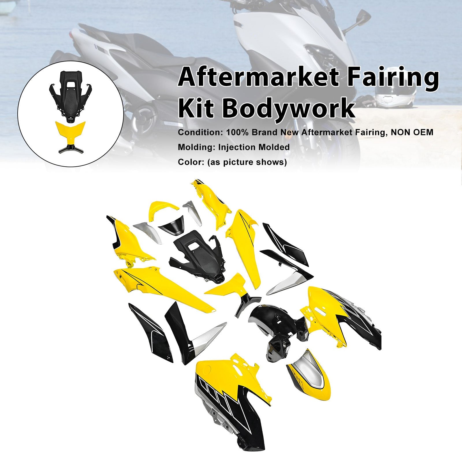 2025-2026 for Yamaha TMAX560 Injection Bodywork Fairing Kit