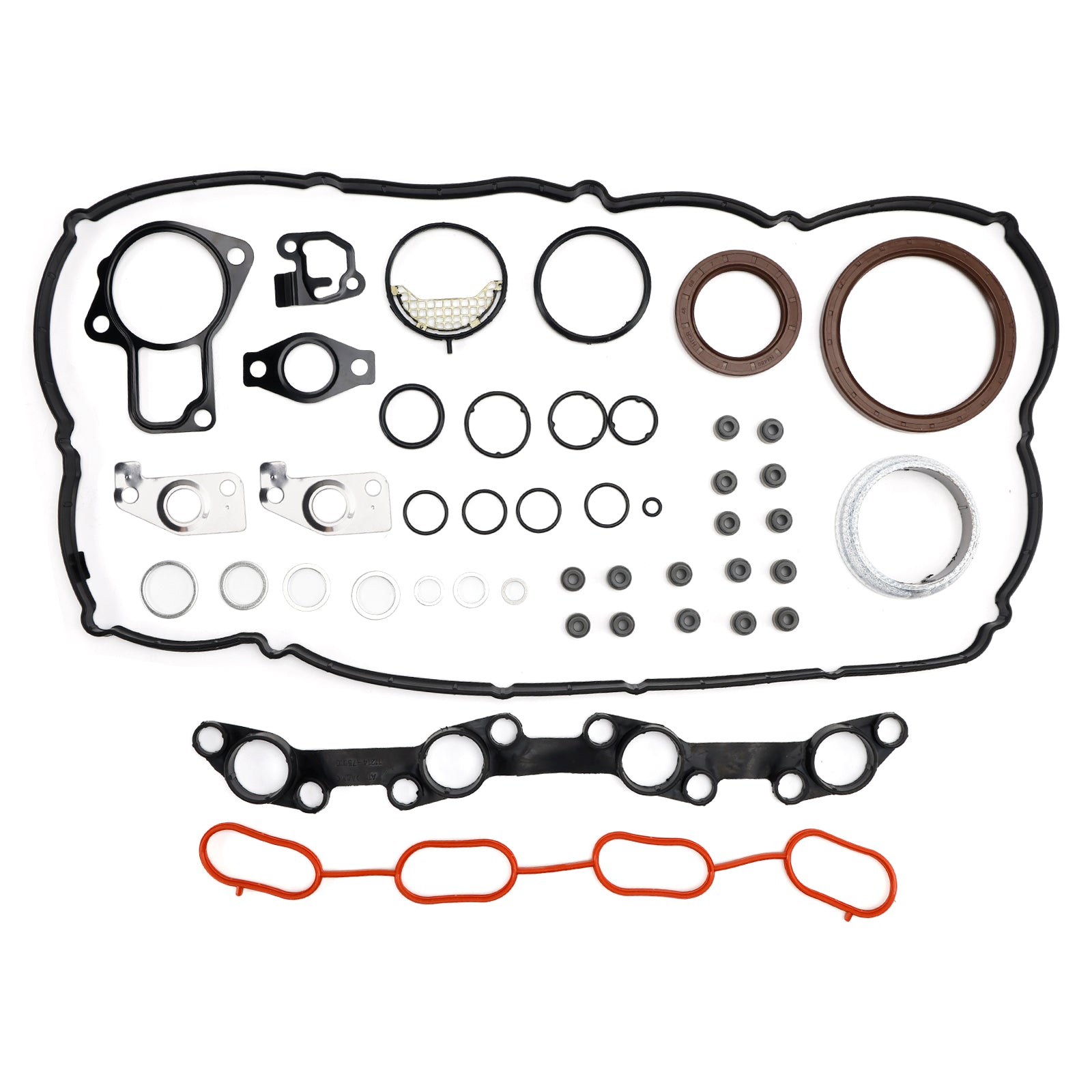 2TRFE 2.7L Engine Rebuild Piston Gasket Timing Kit w/ Crankshaft Rods for Toyota