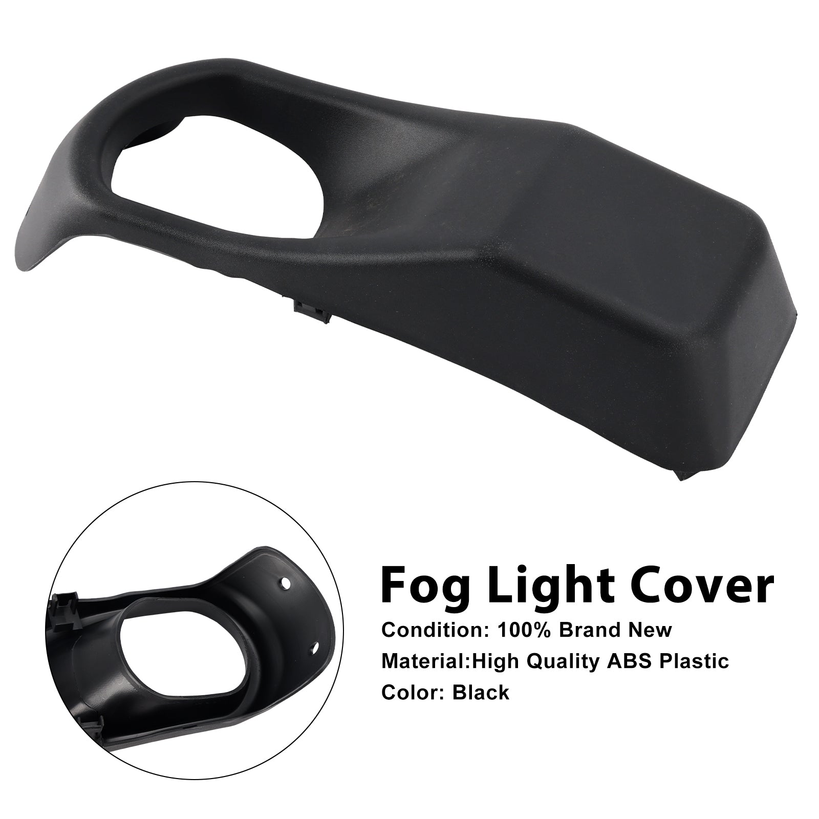 2018-2025 eep Wrangler JL Gladiator Left Fog Light Bezel Trim J68295559AA