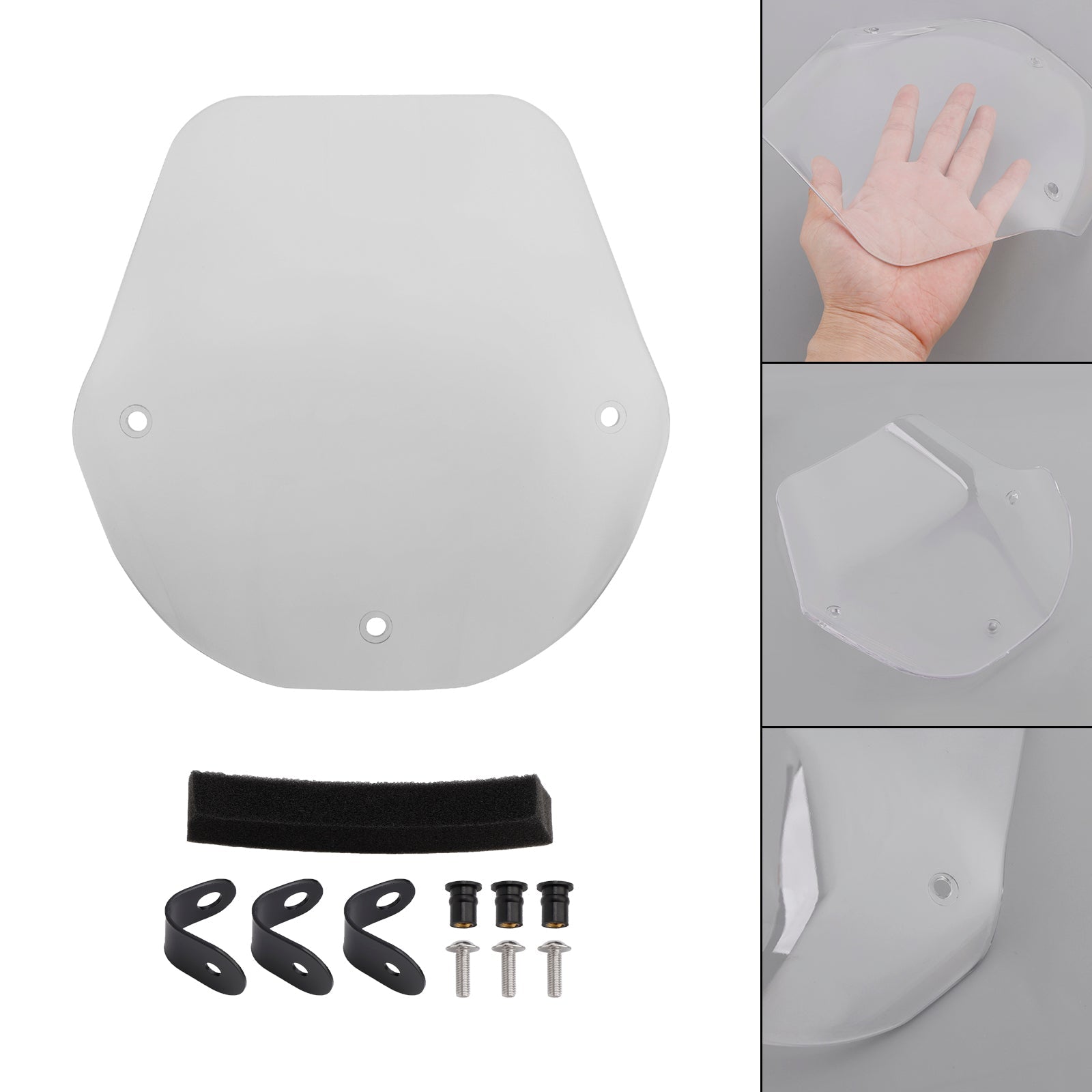 Windshield WindScreen + Bracket fit for Suzuki GSX-8S 2023-2024