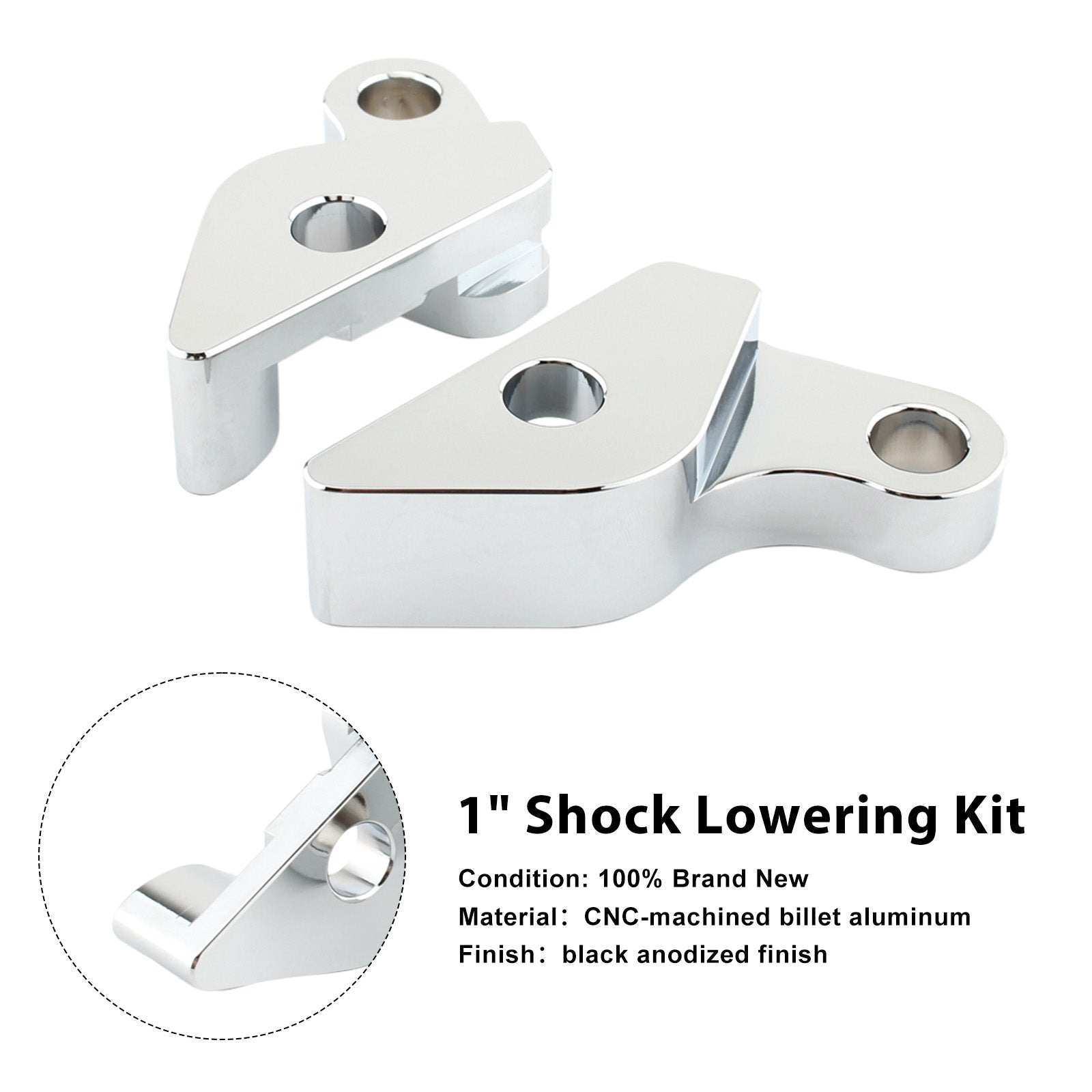 2007-2017HARLEY VRSC V-ROD  1" Shock Lowering Kit