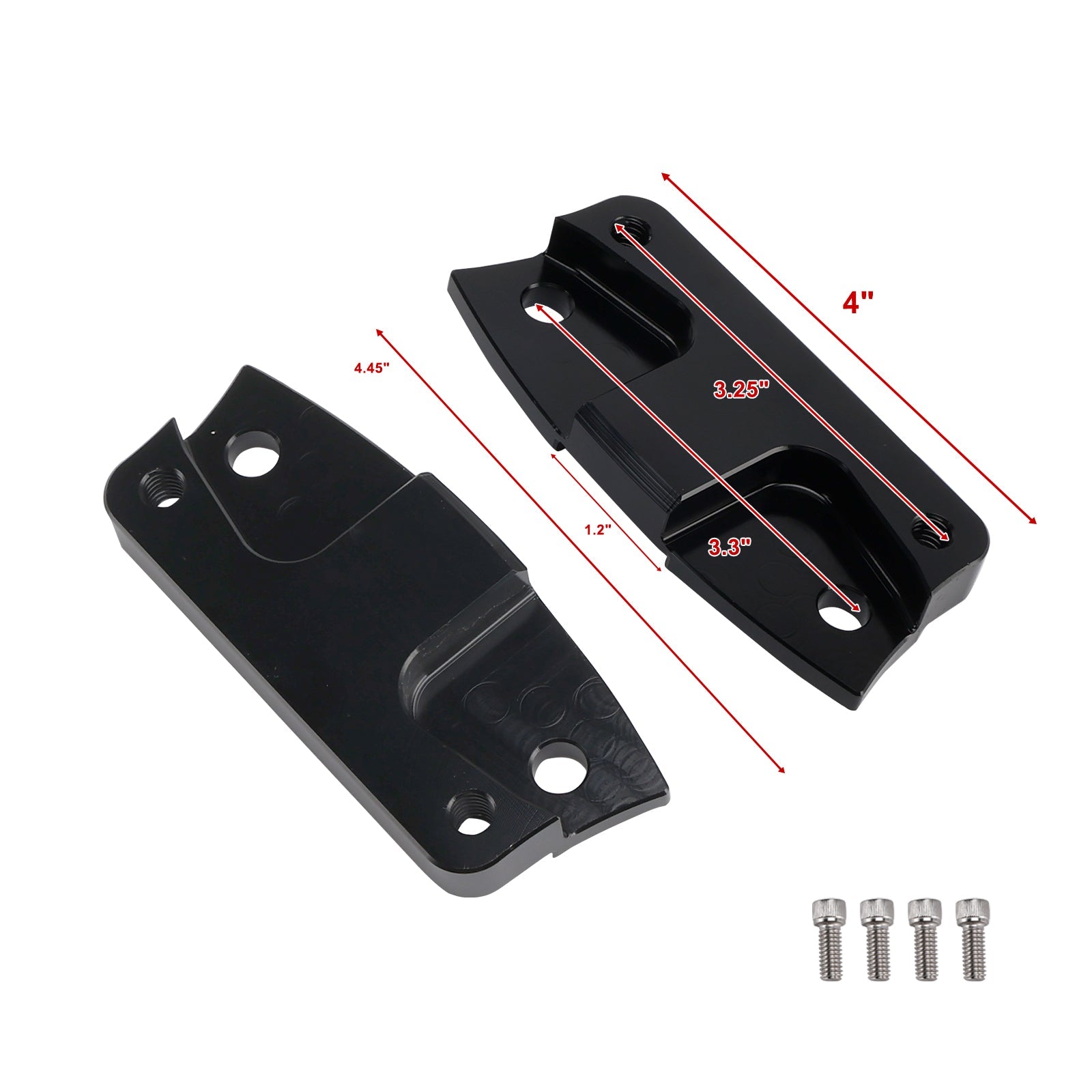 Front 21" Fender Risers Bracket Spacer For touring Electra Street Glide 2014+