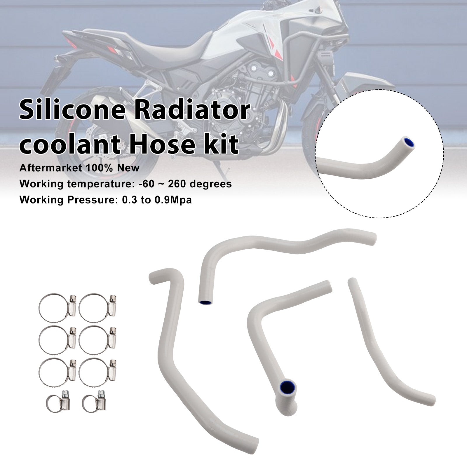 2024-2025 Honda CB500 Hornet Silicone Radiator coolant Hose