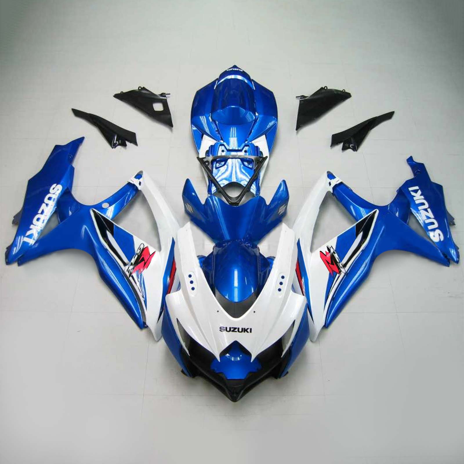 سوزوكي GSXR 600/750 2008-2010 K8 الهدايا المجمعة هيكل السيارة البلاستيك ABS