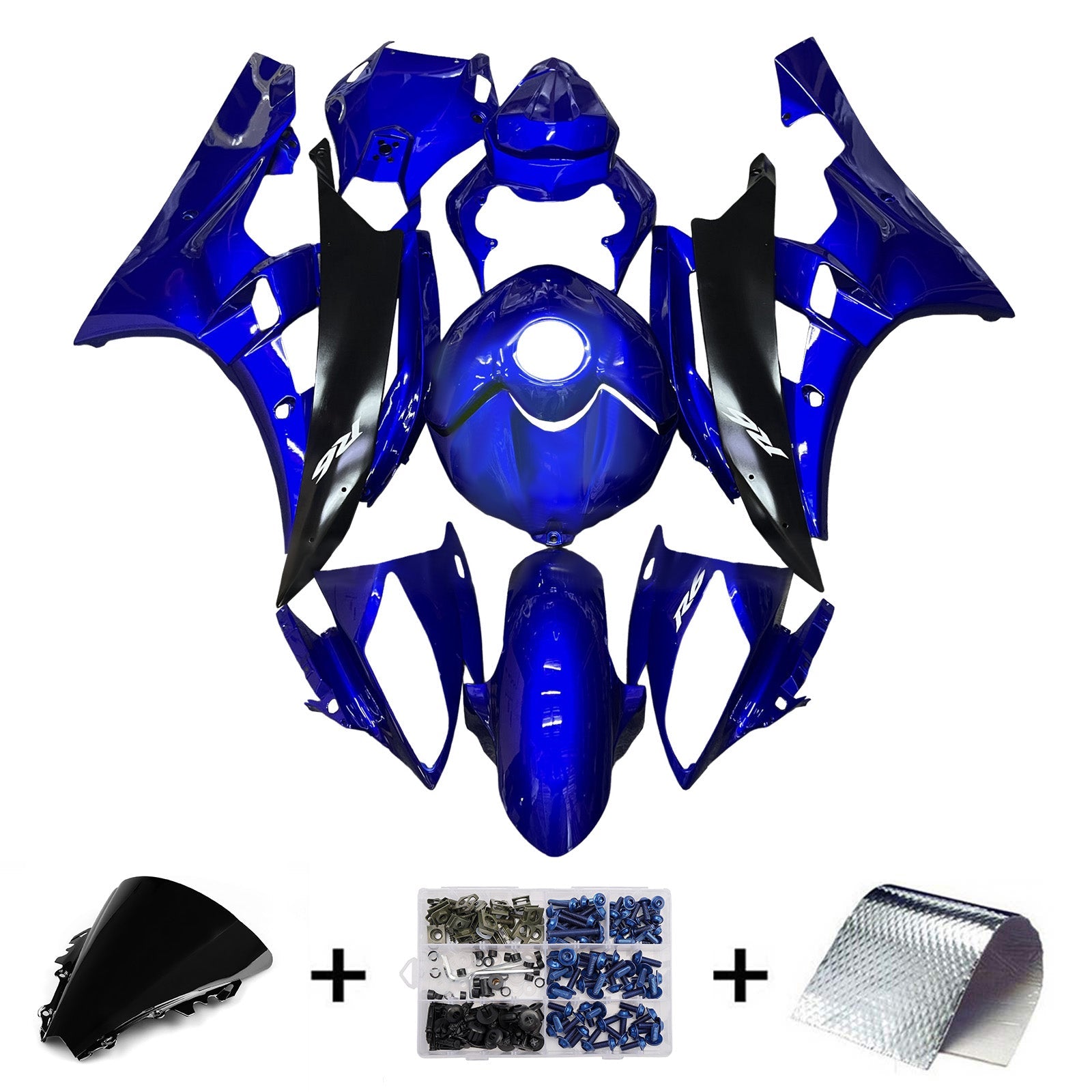 Injection Fairing Kit Bodywork Plastic ABS For Yamaha YZFR6 YZF-R6 2006-2007