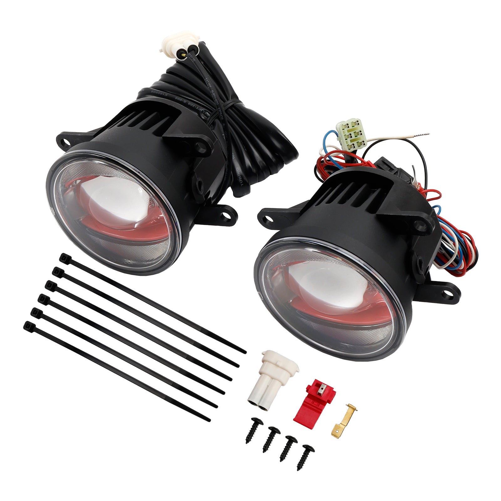 Car Light Ledtiving FOG DRL Pink Edition 90MM 6000K For OSRAM