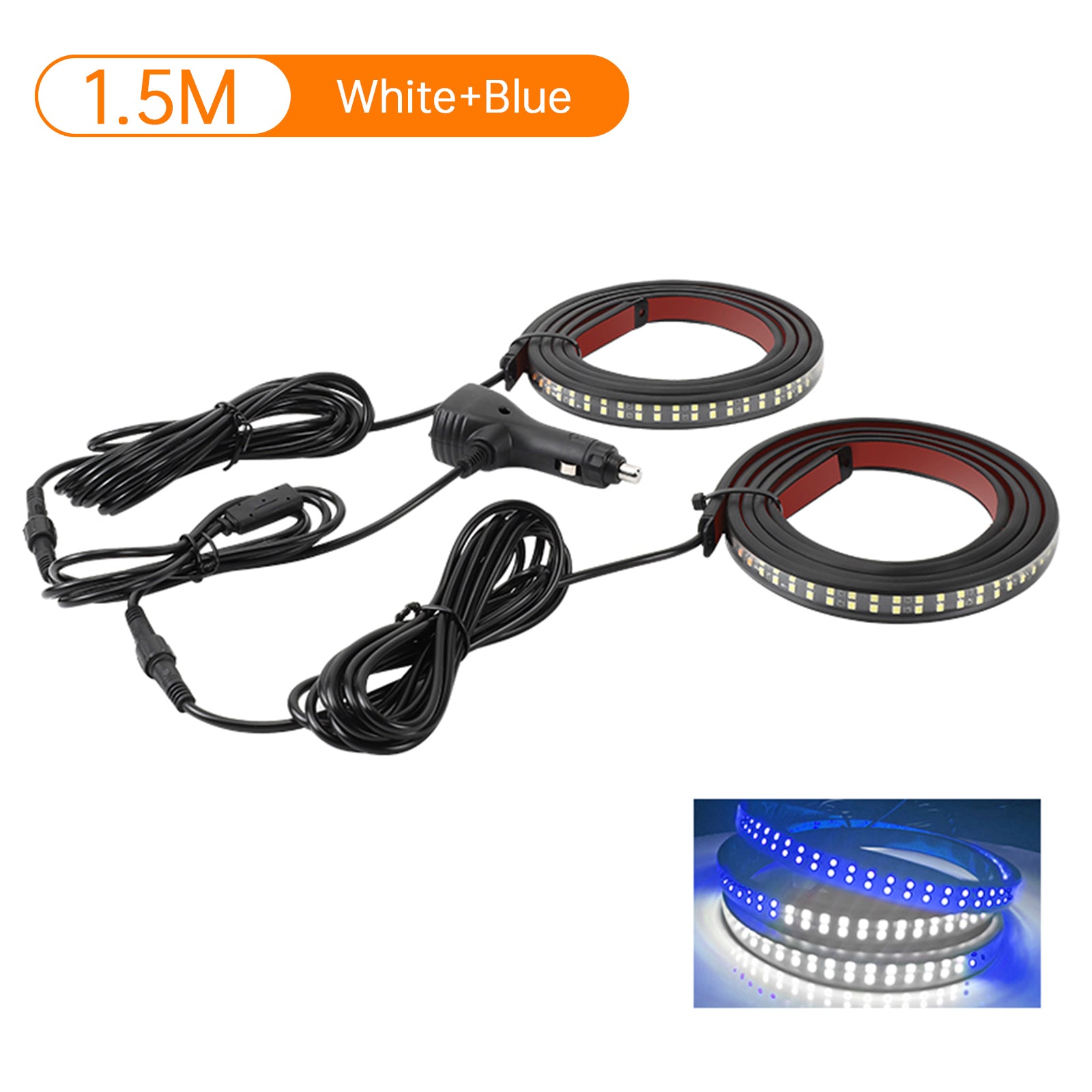 Dual Color Running Board Side Step LED Light Strips For Pickup Truck