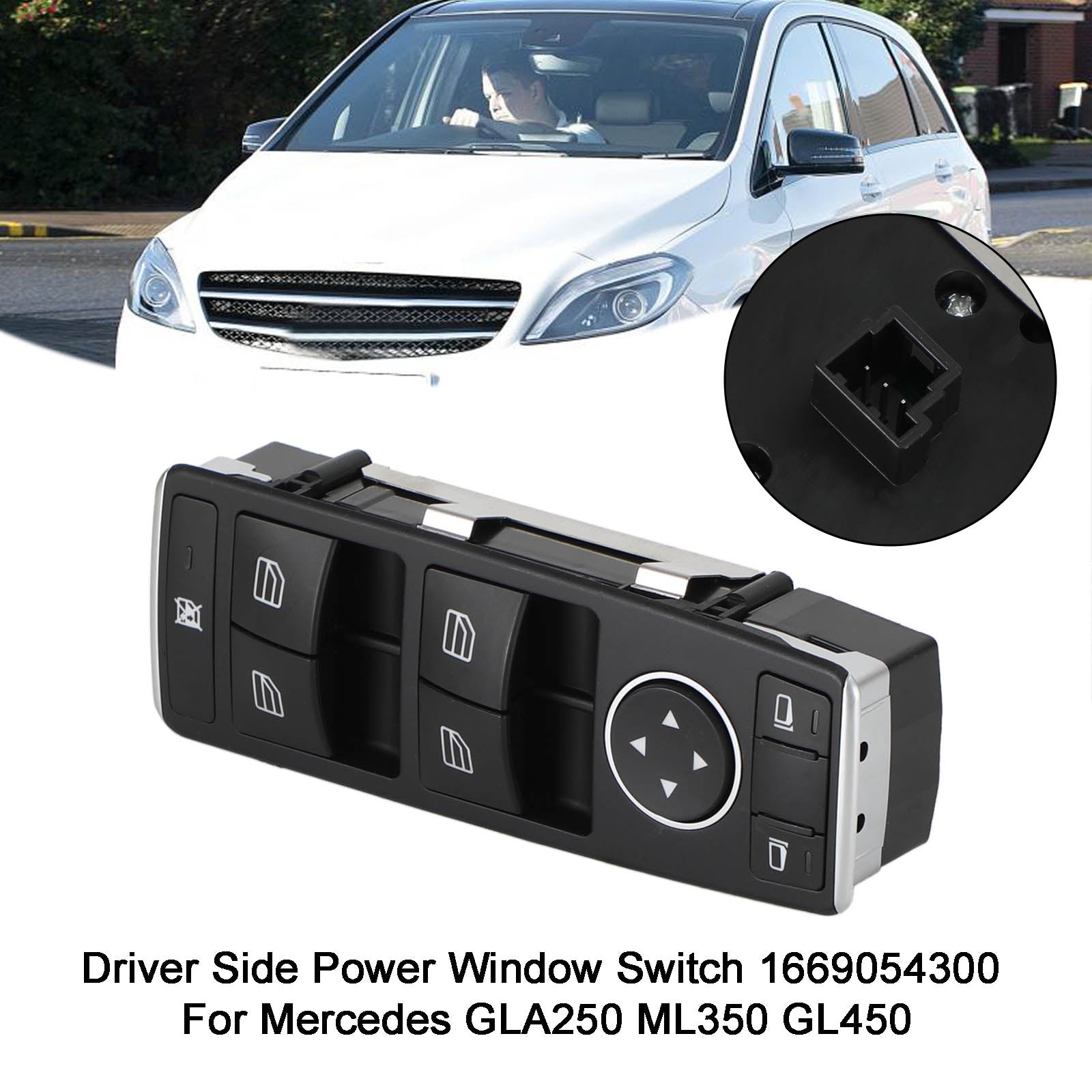 Master Power Window Switch For Mercedes-Benz W176 X156 C117 W166 1669054300