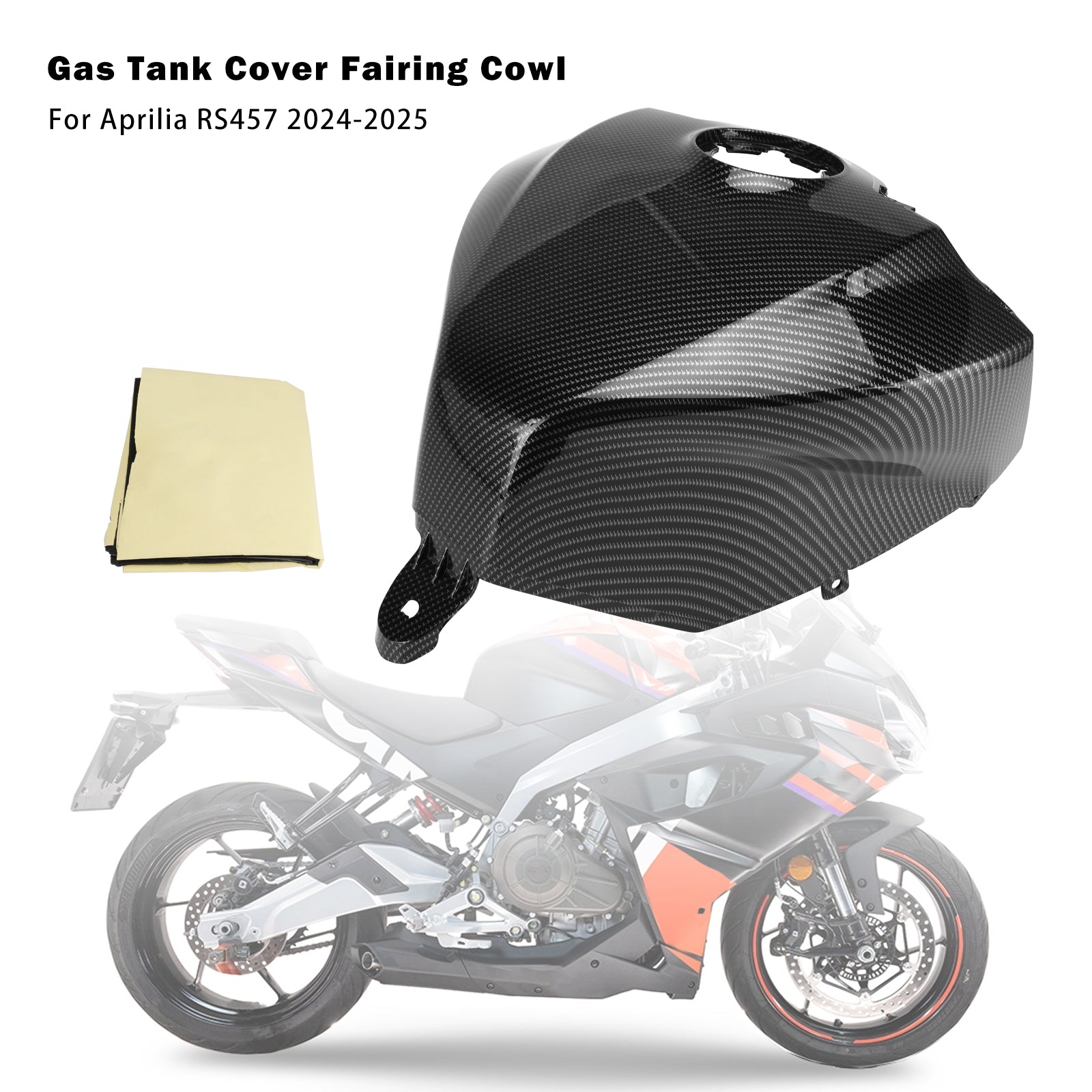 2024-2025 Aprilia RS457 RS 457 Gas Tank Cover Trim Fairing Cowl