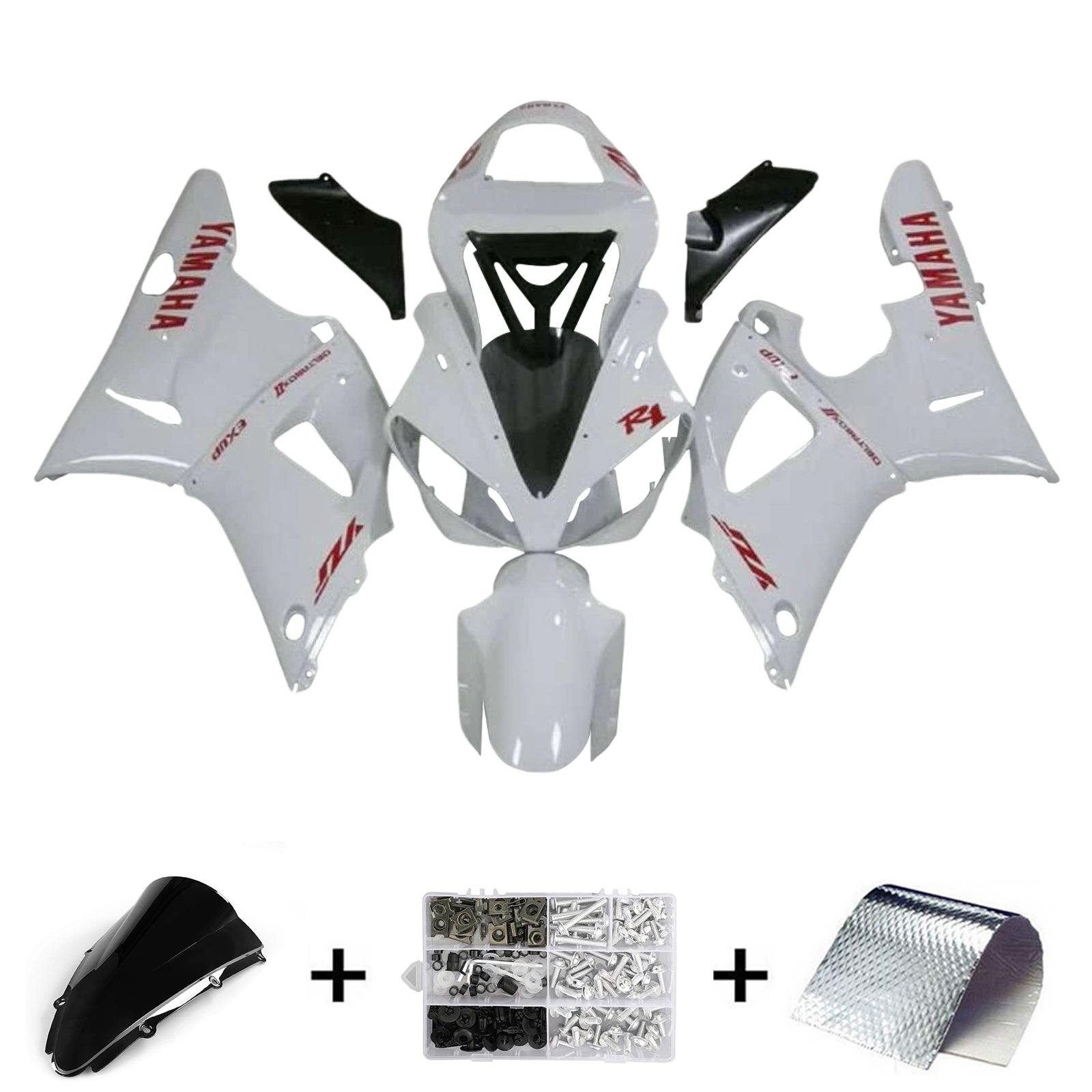 Yamaha YZF 1000 R1 2000-2001 Fairing Kit Bodywork Plastic ABS