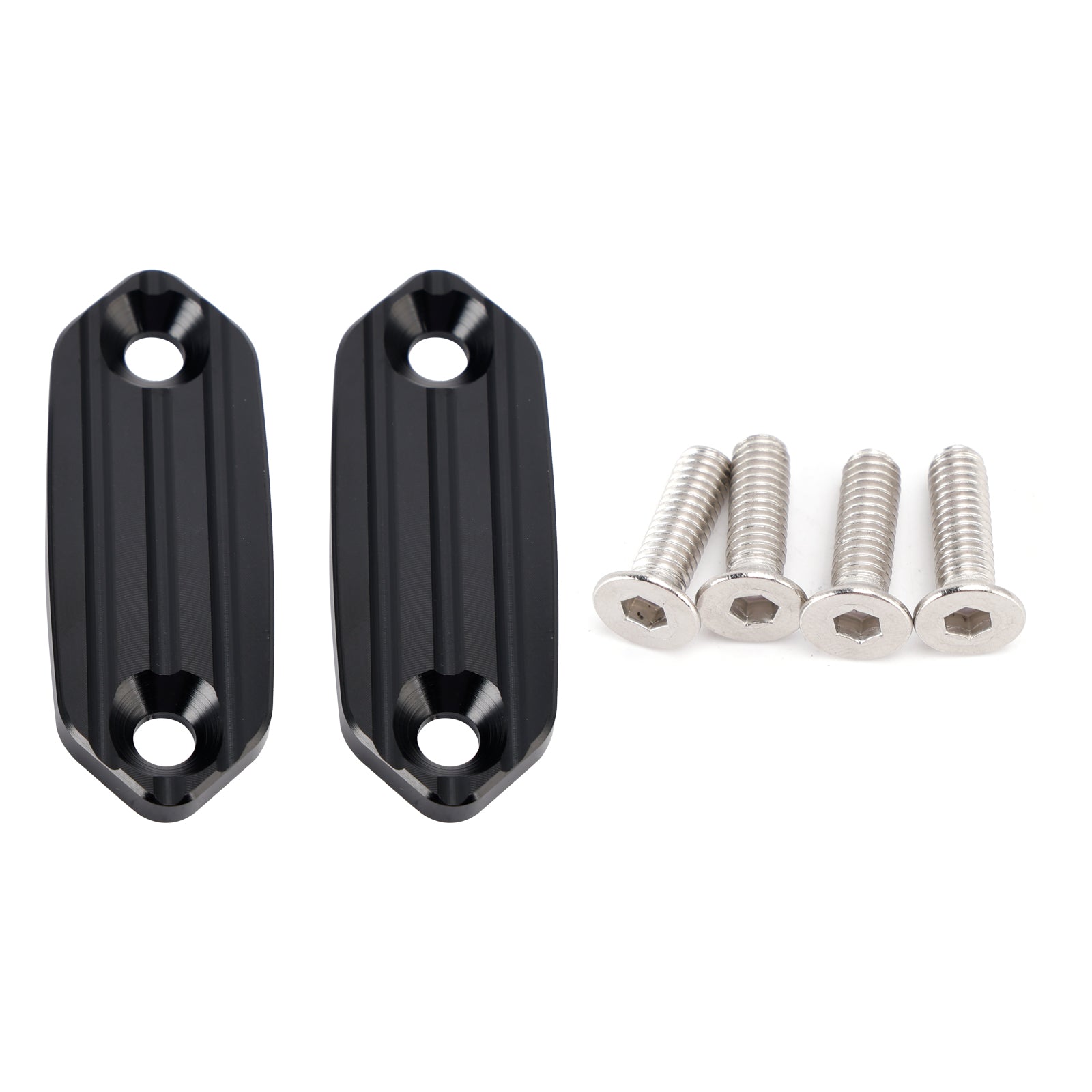 ALUMINUM MIRROR BLOCK PLATES FOR KAWASAKI NINJA ZX6R ZX-6R ZX 636 2013-2026