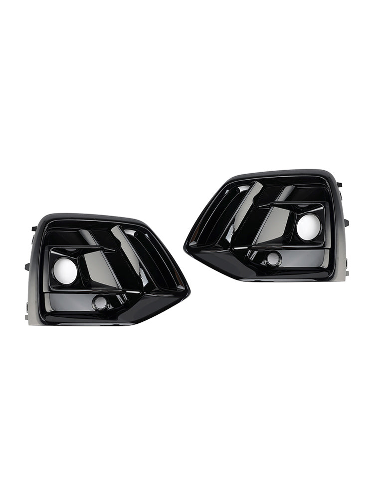 2021-2025 Audi Q5 SQ5 S-Line Black Front Fog Lamp Grille Grill Cover