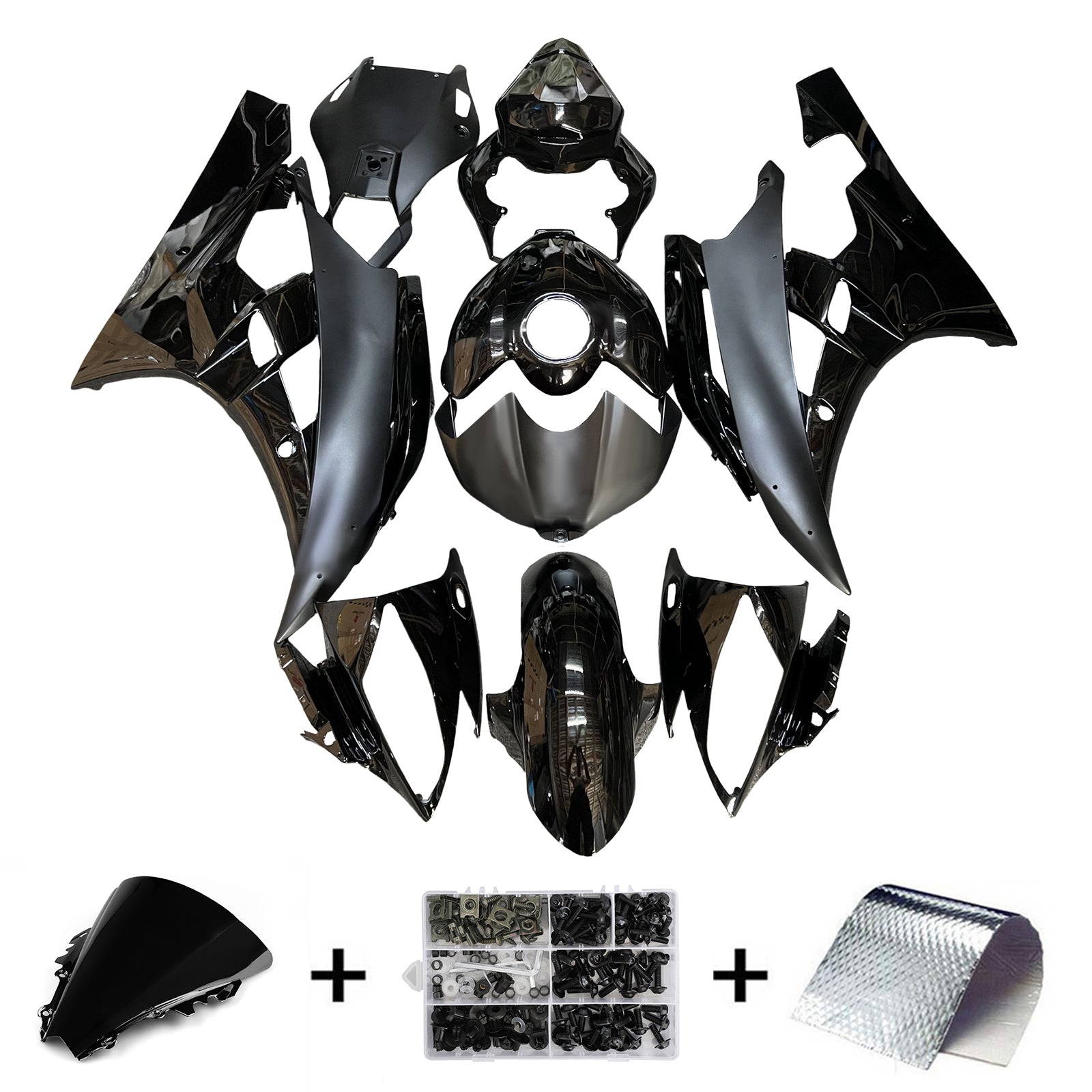 Injection Fairing Kit Bodywork Plastic ABS For Yamaha YZFR6 YZF-R6 2006-2007