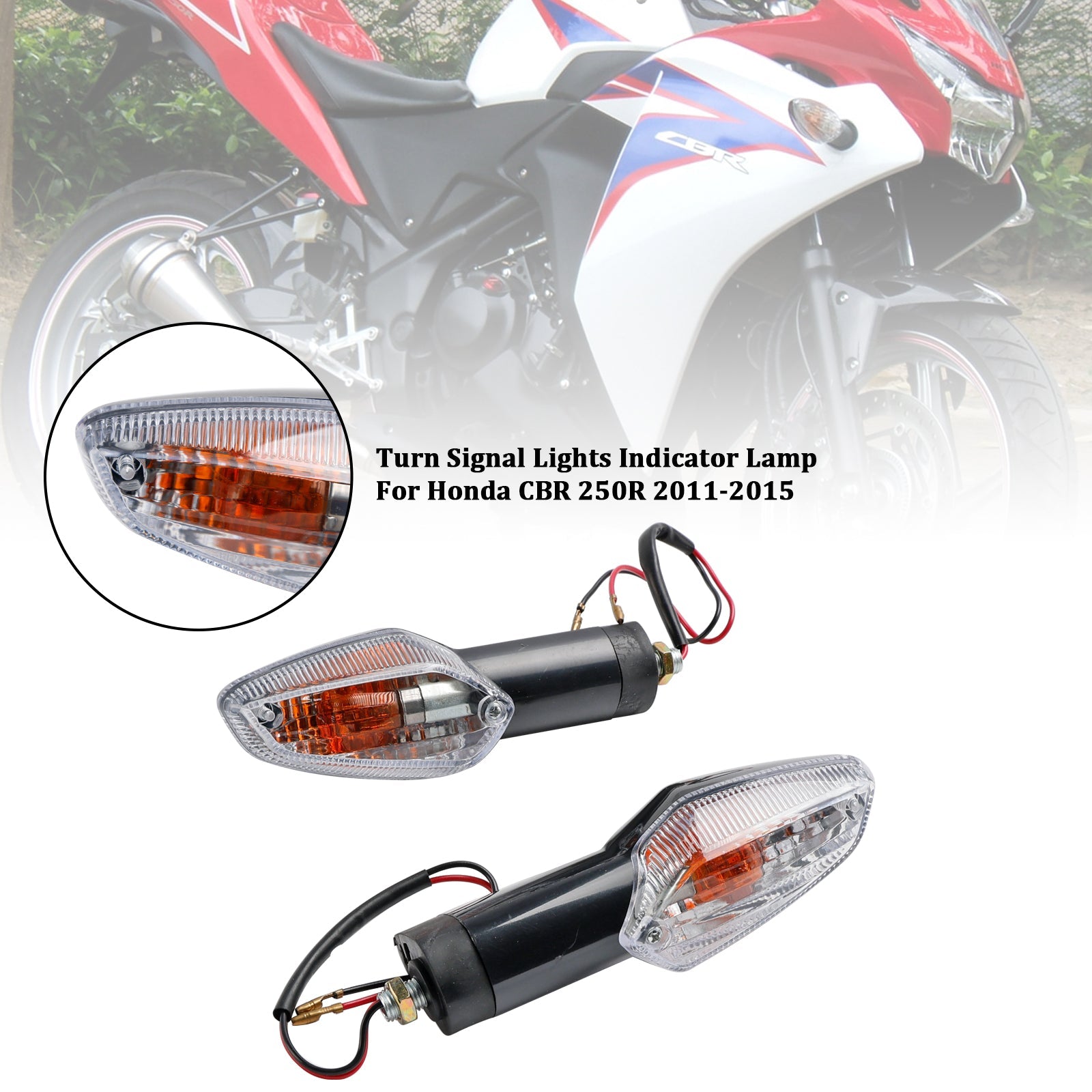 Turn Signal Lights Indicator Lamp For Honda CBR 250R 300R CBF 125 150 CB300