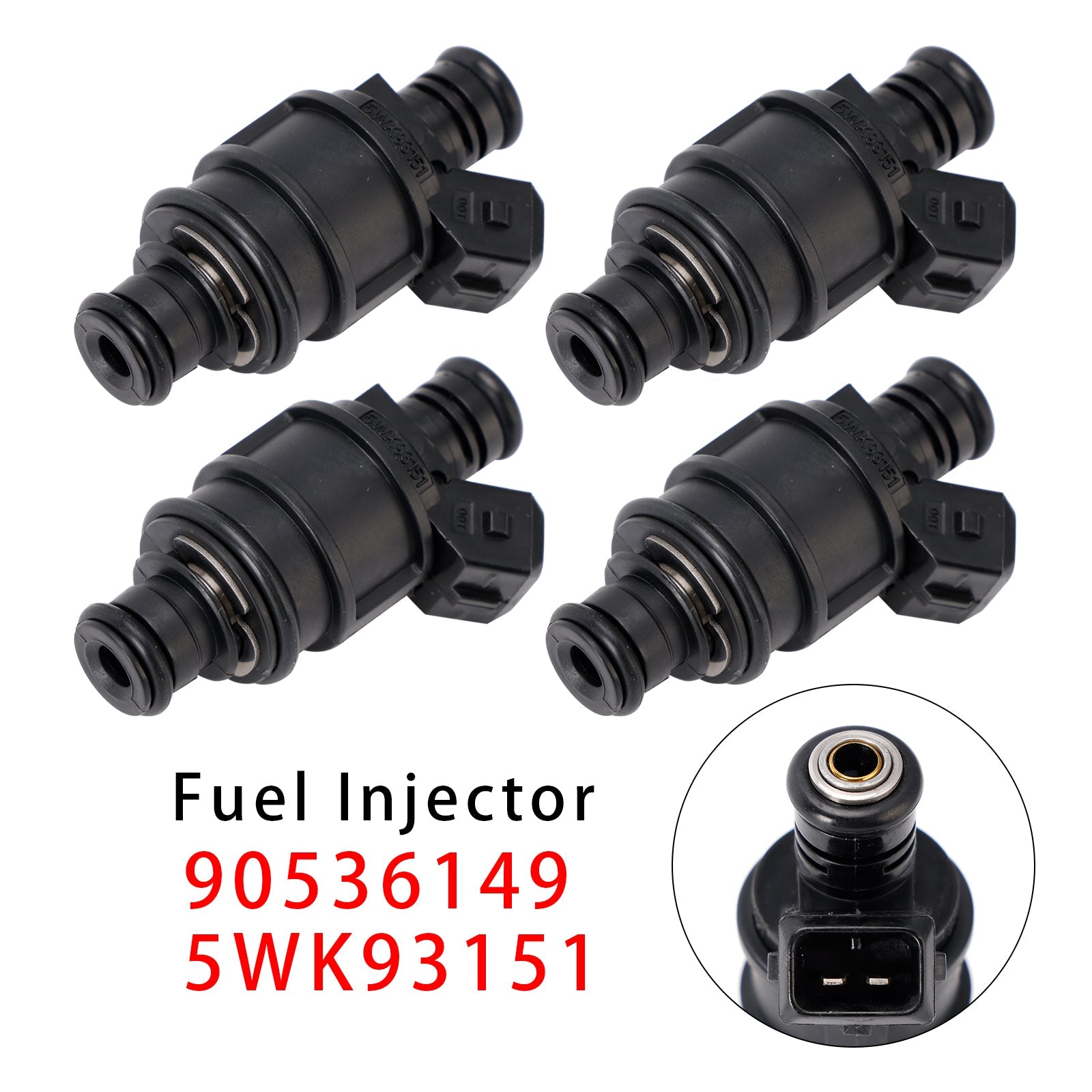 4Pcs Fuel Injector For Vauxhall Astra Vectra Zafira 1.8L 90536149 5WK93151