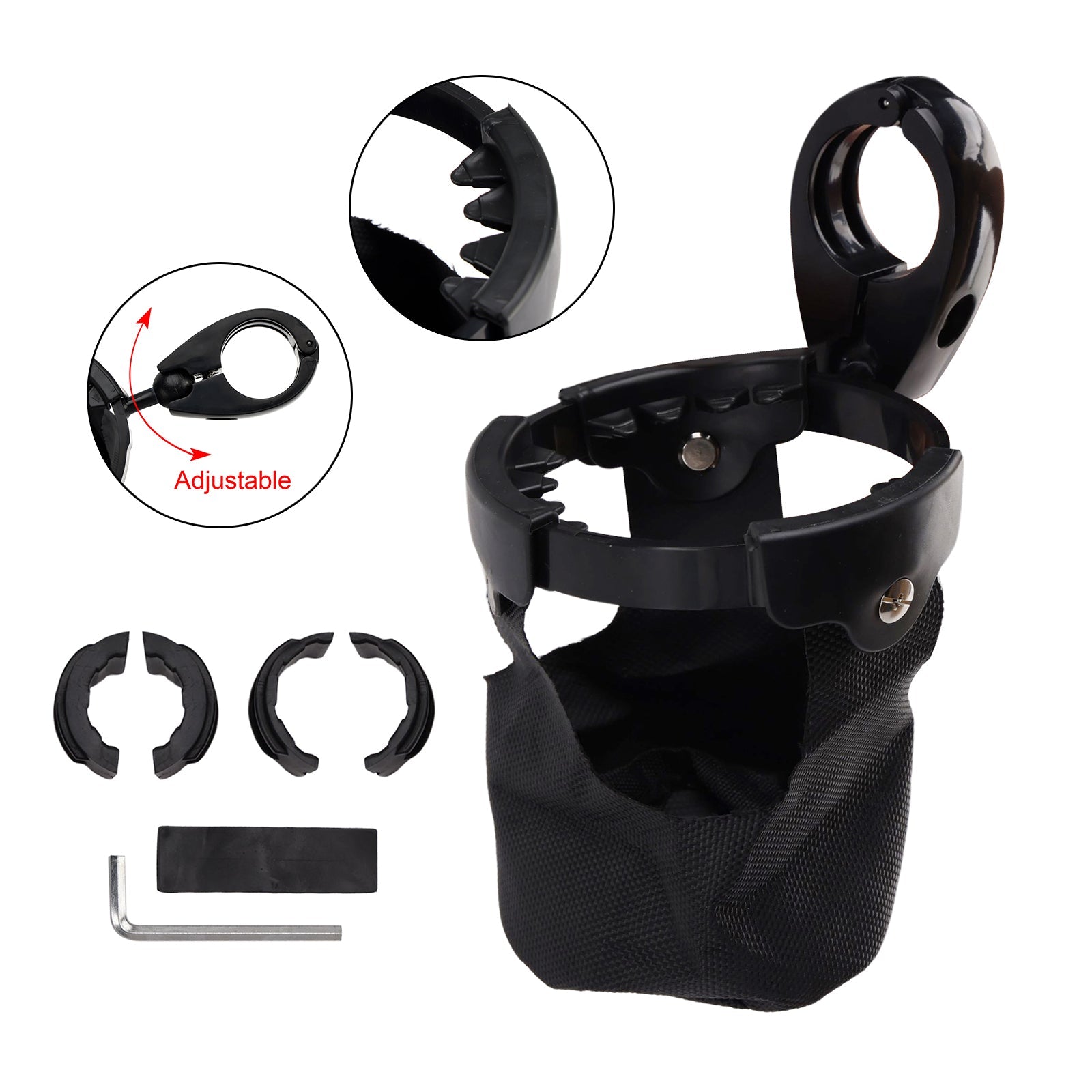 Adjustable Bottle Bracket Cup Holder Cargo Universal For Cna-Am Maverick X3