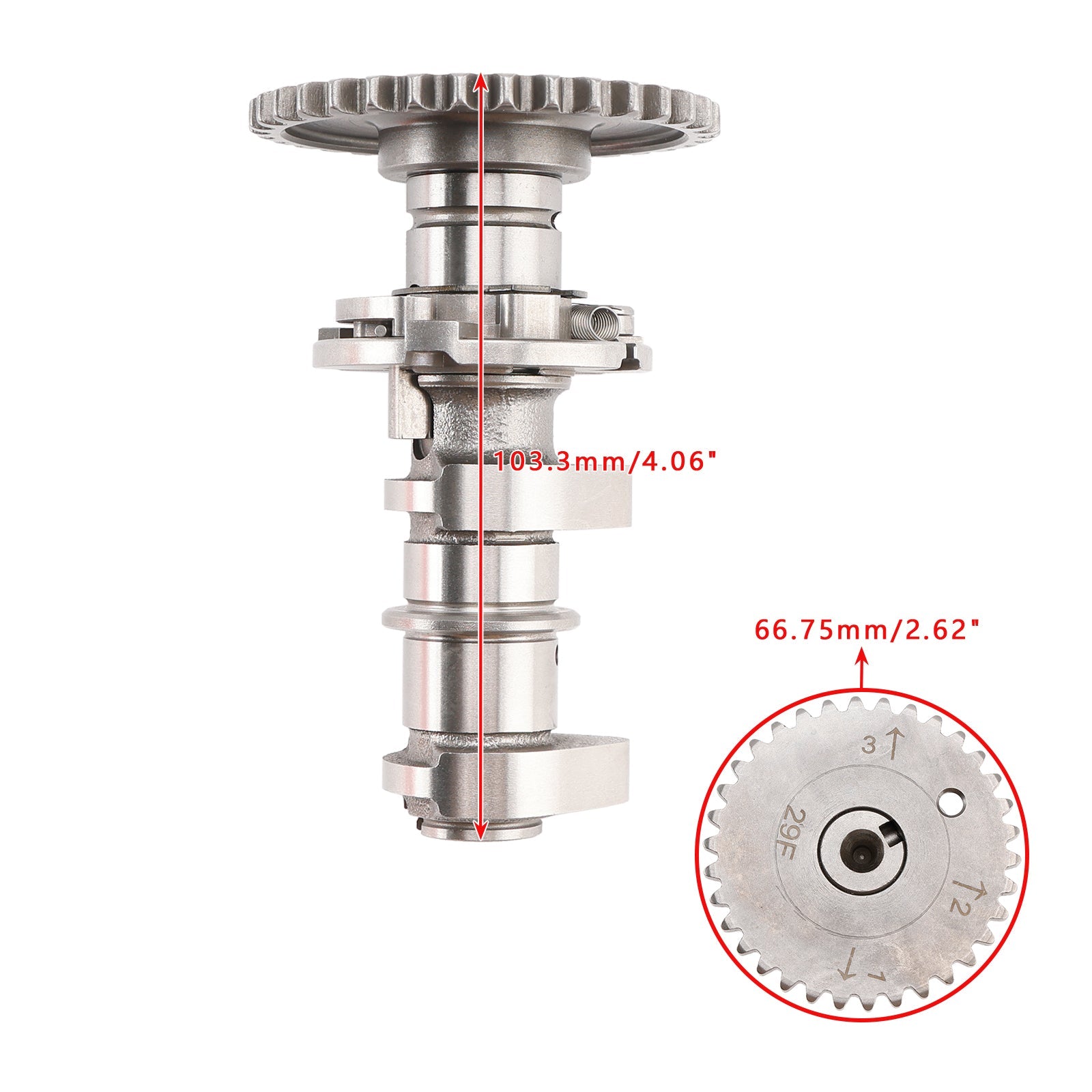 2003 2004 Suzuki LTZ400 LT-Z400 Quadsport Z400 Exhaust Camshaft 12720-07G00