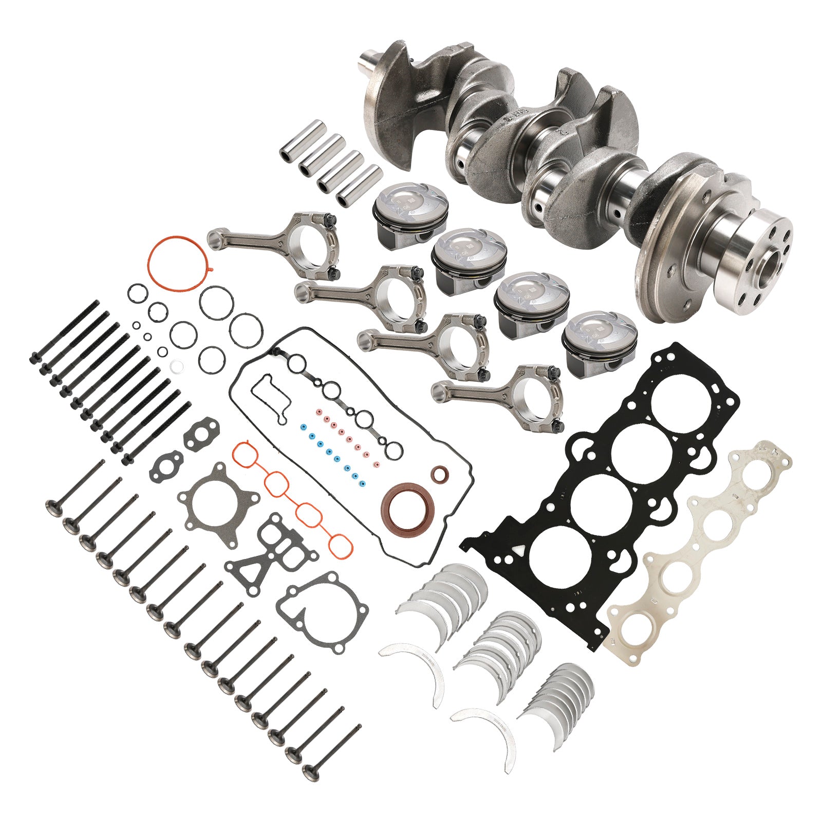 Kia Soul (AM) 2012-2014 G4FD 1.6L Engine Rebuild Overhaul Kit w/Crankshaft & Connecting Rod