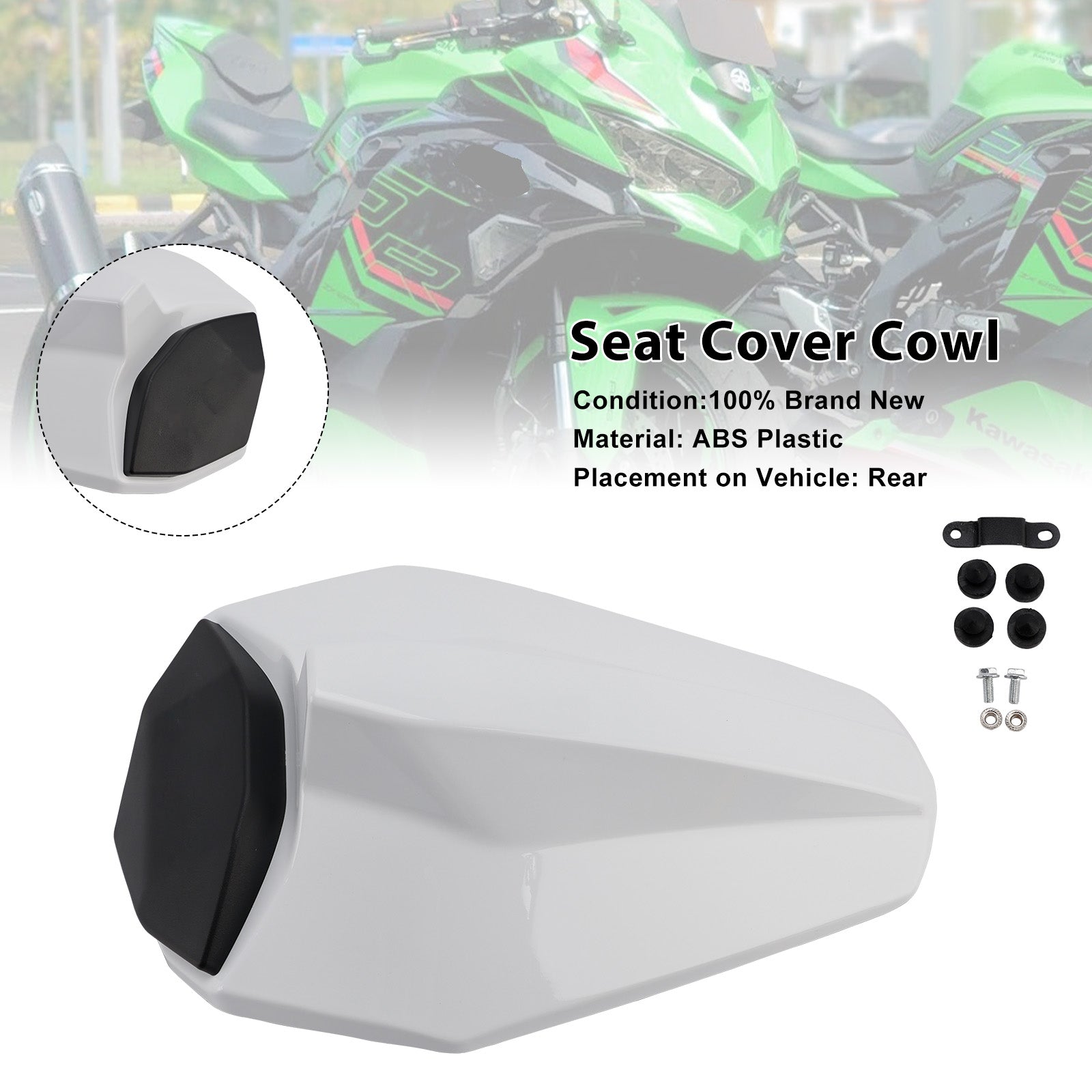 Racing Tail Rear Seat Fairing Cowl for Kawasaki ZX25R ZX4R ZX4RR 2020-2025