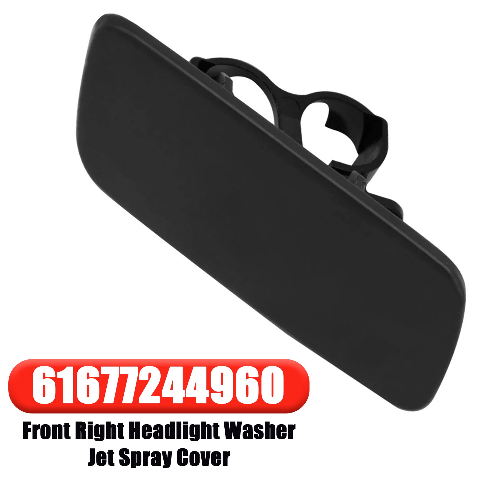 2010-2018 Rolls-Royce Ghost Front Right Headlight Washer Jet Spray Cover 61677244960