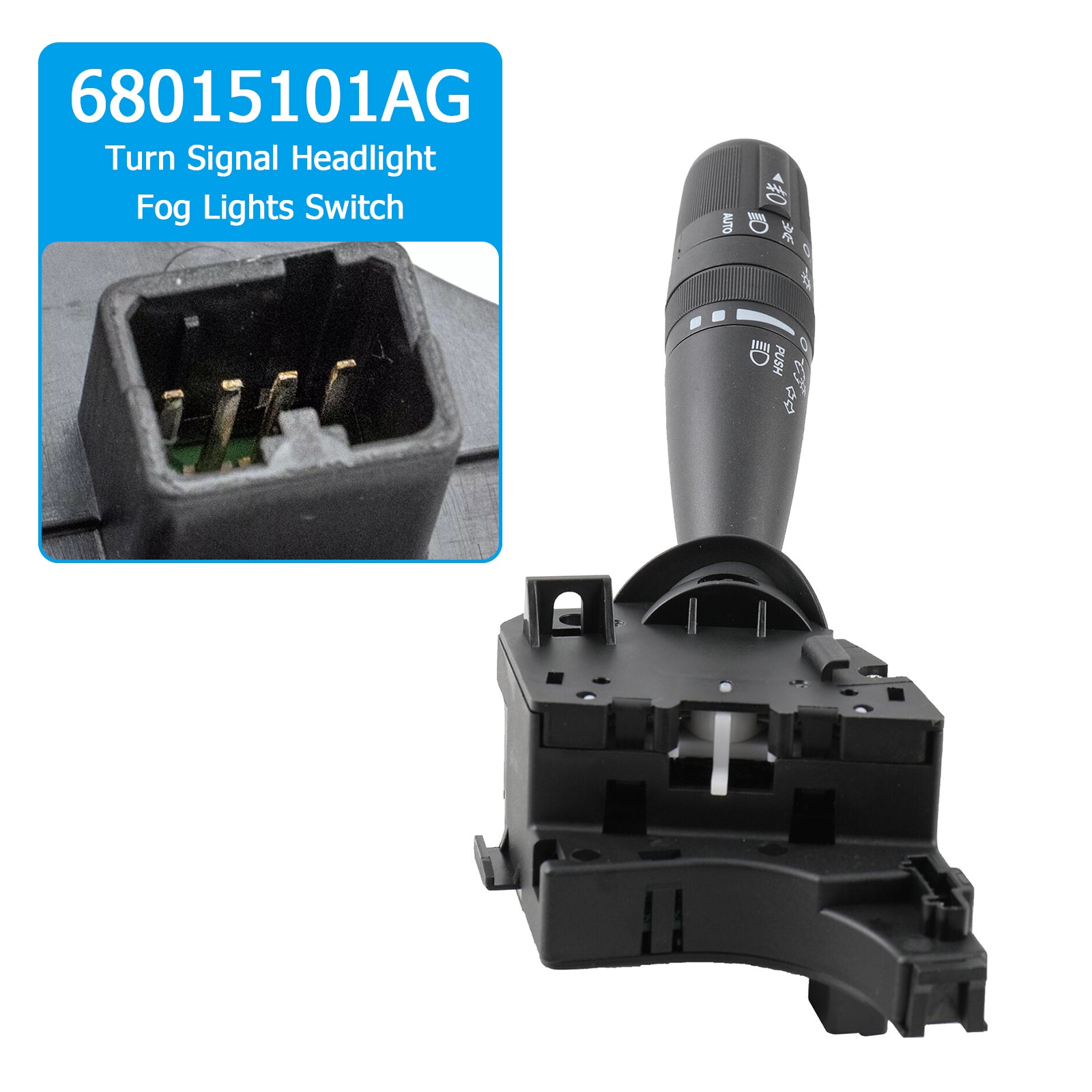 Turn Signal Headlight Fog Lights Switch 68015101AG for Chrysler Dodge Jeep