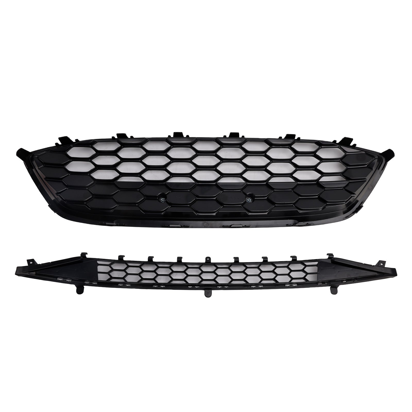 2018-2021 Ford Focus MK4 ST Style Black Front Bumper Grill Lower Grill