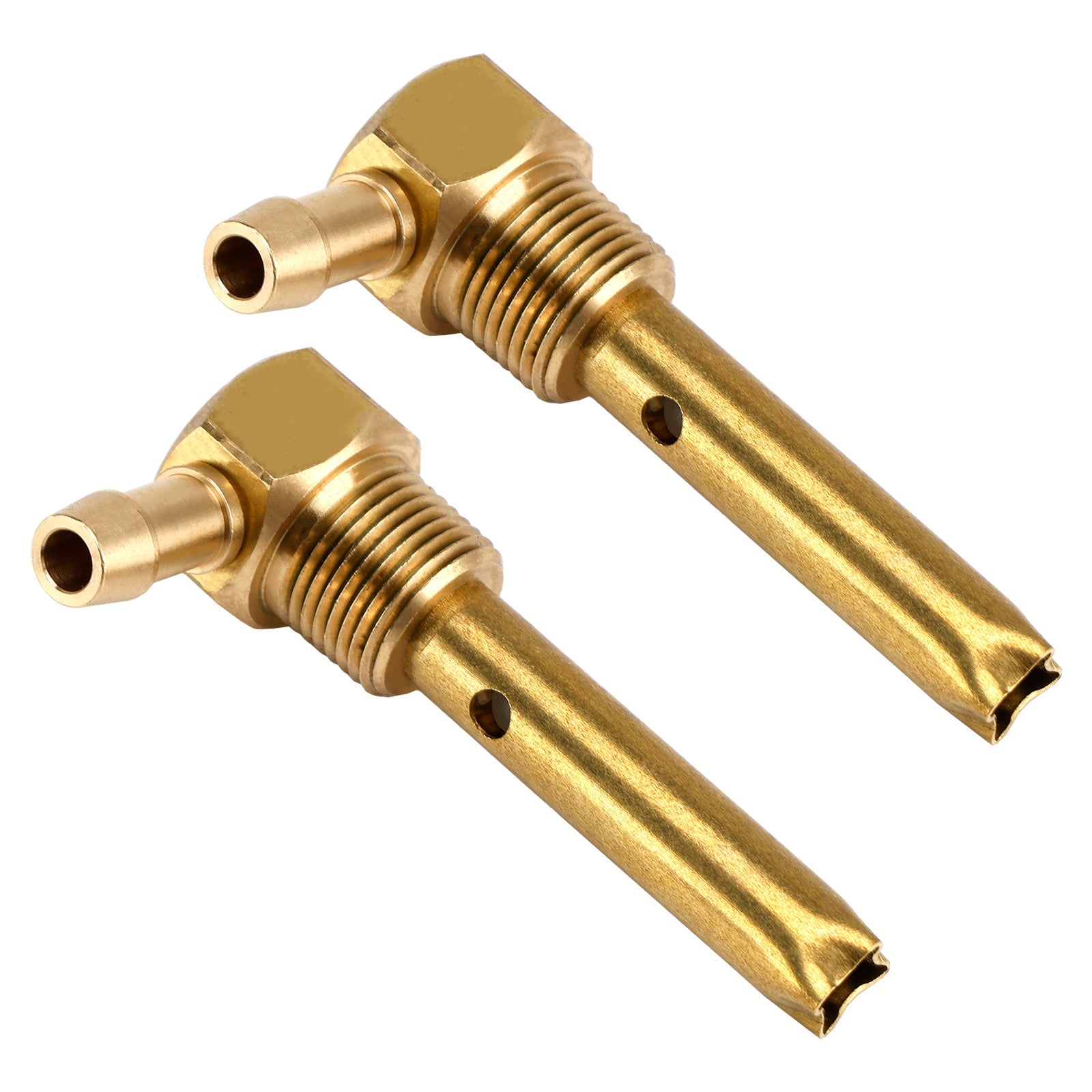2x 5/16" ID Hose Fuel Tank Vent 3/8"-18NPTF Thread For both small and large tanks