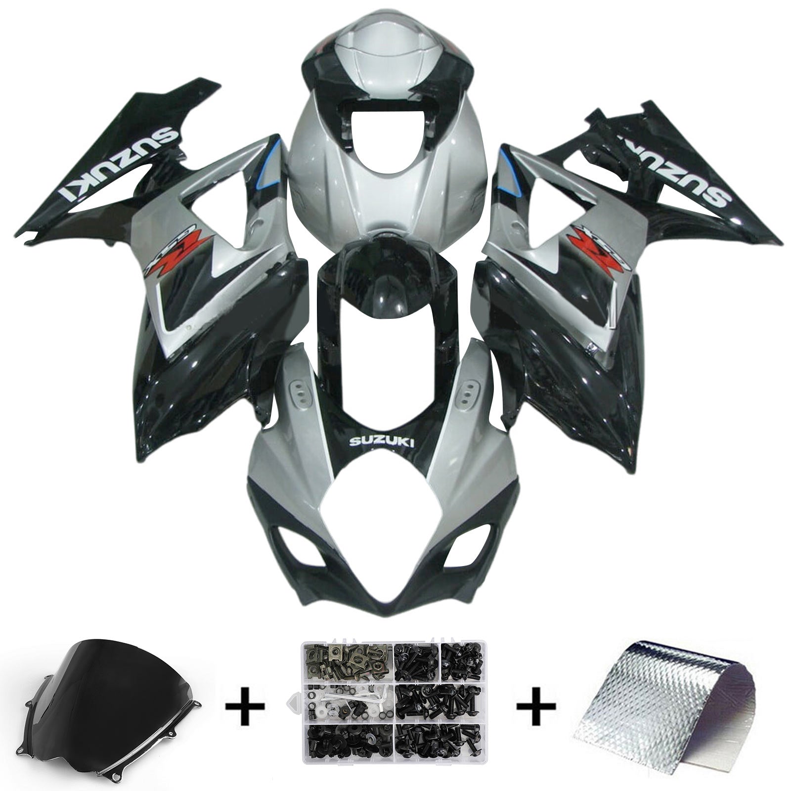 Amotopart Suzuki GSXR1000 2007-2008 K7 Fairing Kit Bodywork Plastic ABS